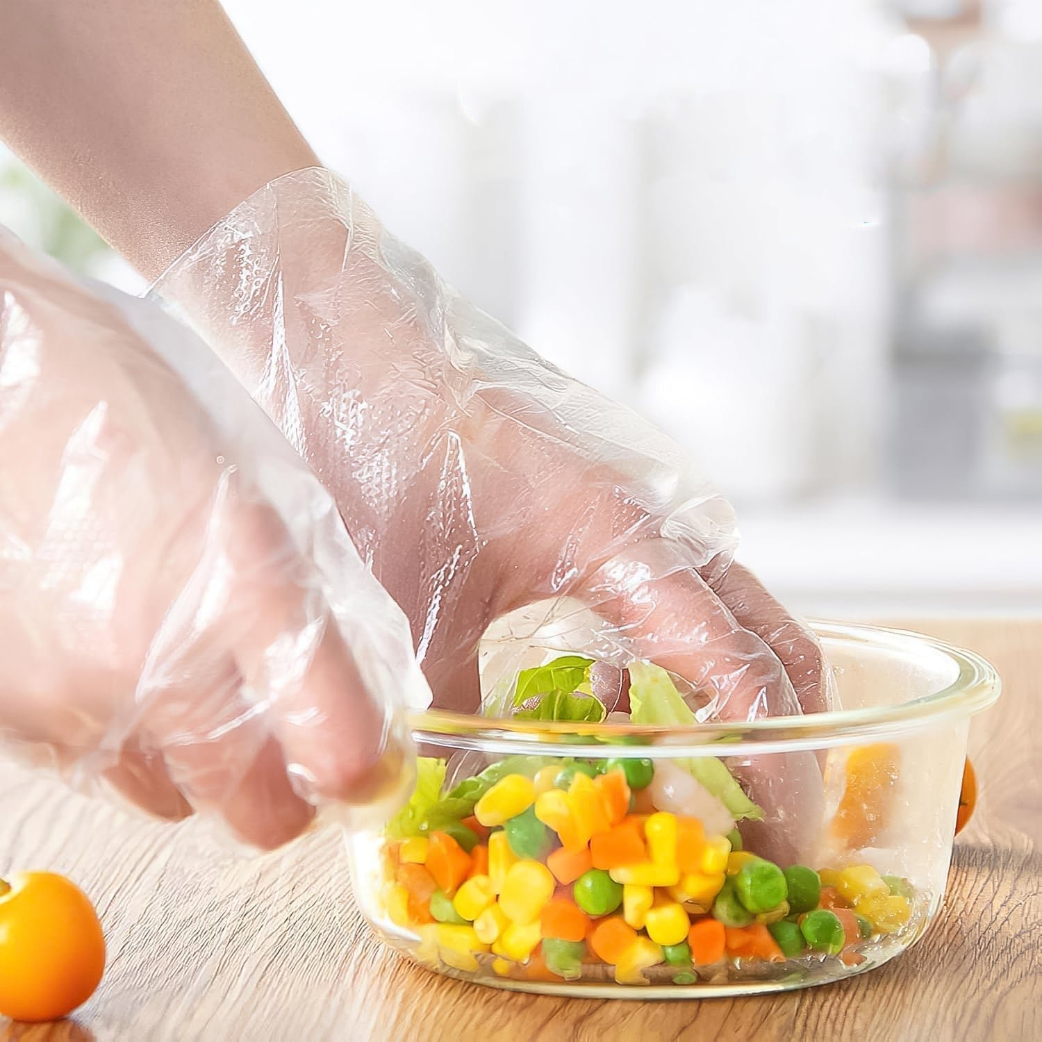 Disposable Eco-Friendly Kitchen Gloves – Free Size 100 Pc Pack - Image 4