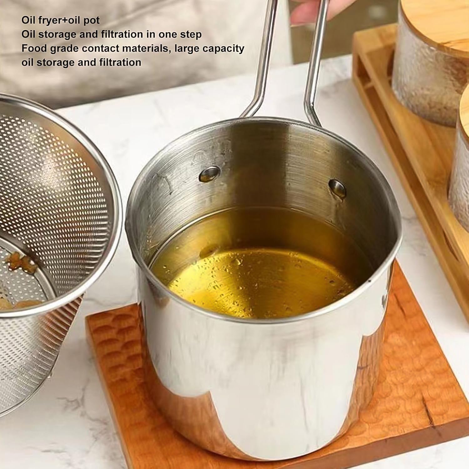 Deep Frying Pot – Stainless Steel with Strainer Basket | FirePot - Image 5