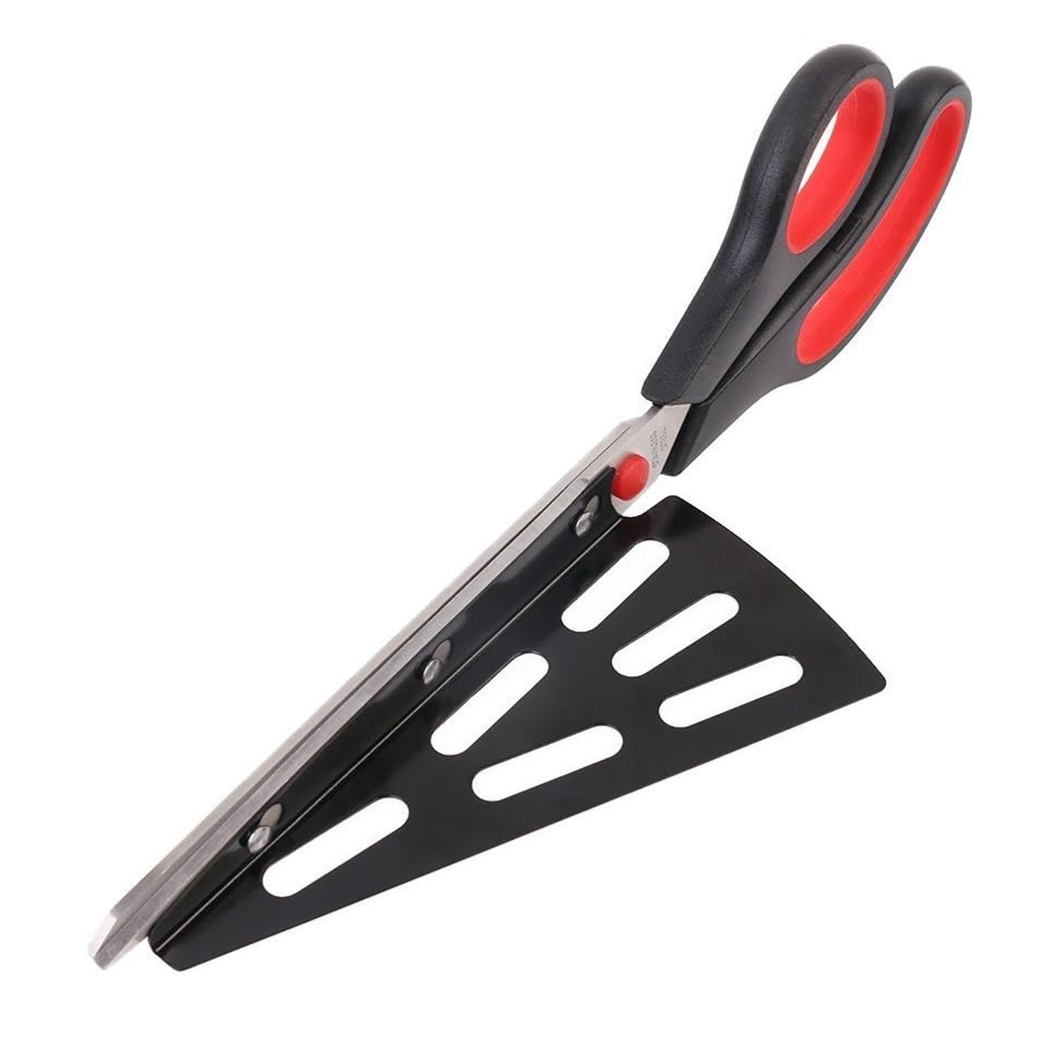 Pizza Cutter Scissors – Stainless Steel with Removable Spatula | Quickslice - Image 5