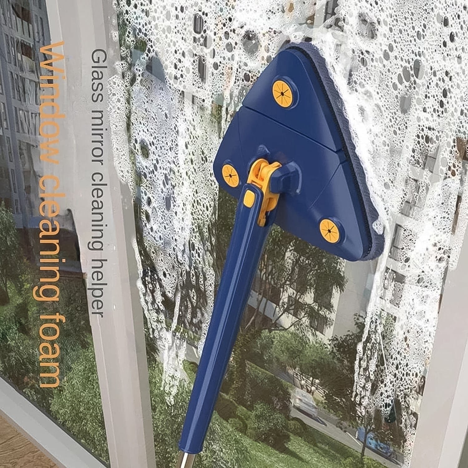 Triangle Mop - 360 - Rotatable, Extendable Handle | Storenzo - Image 7
