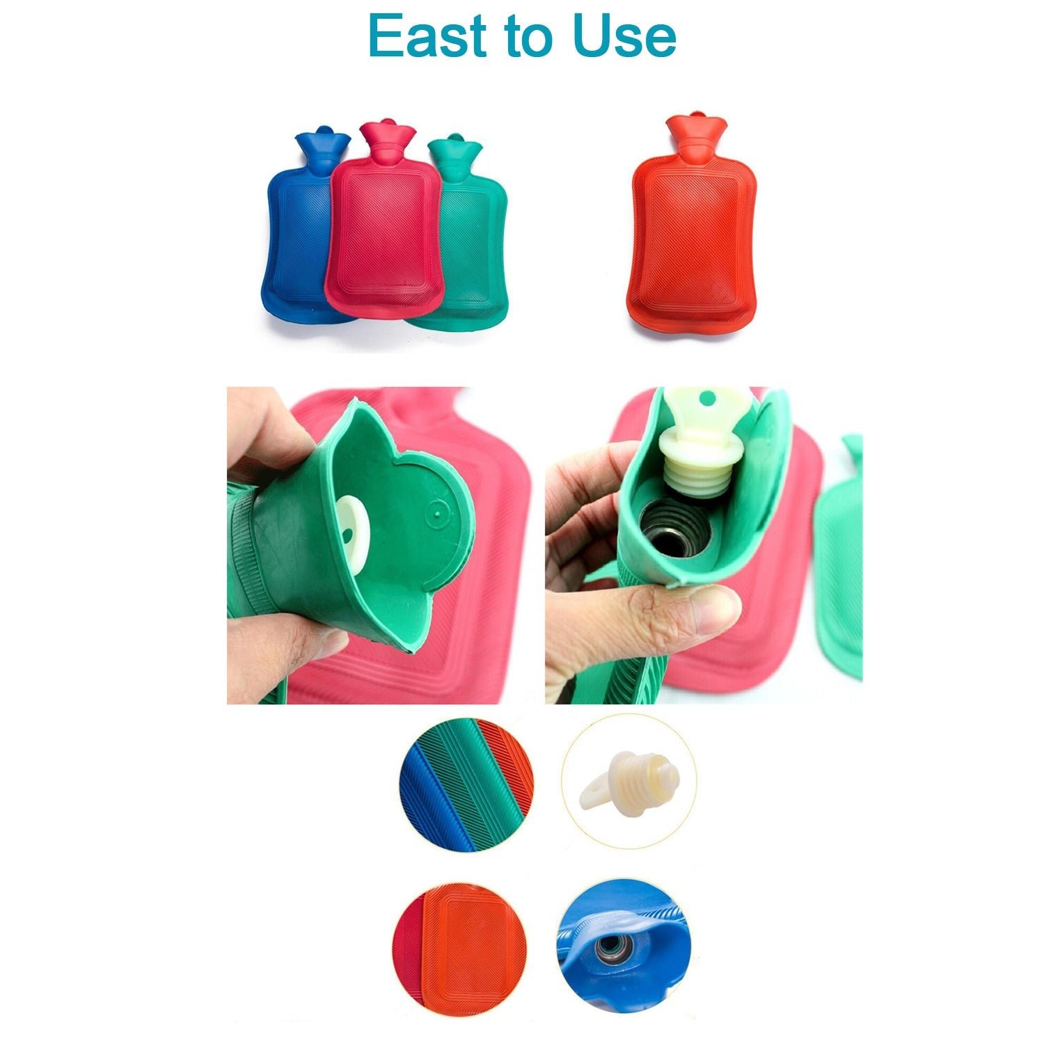 Rubber Hot Water Bag – Instant Pain & Stiffness Relief - Image 5