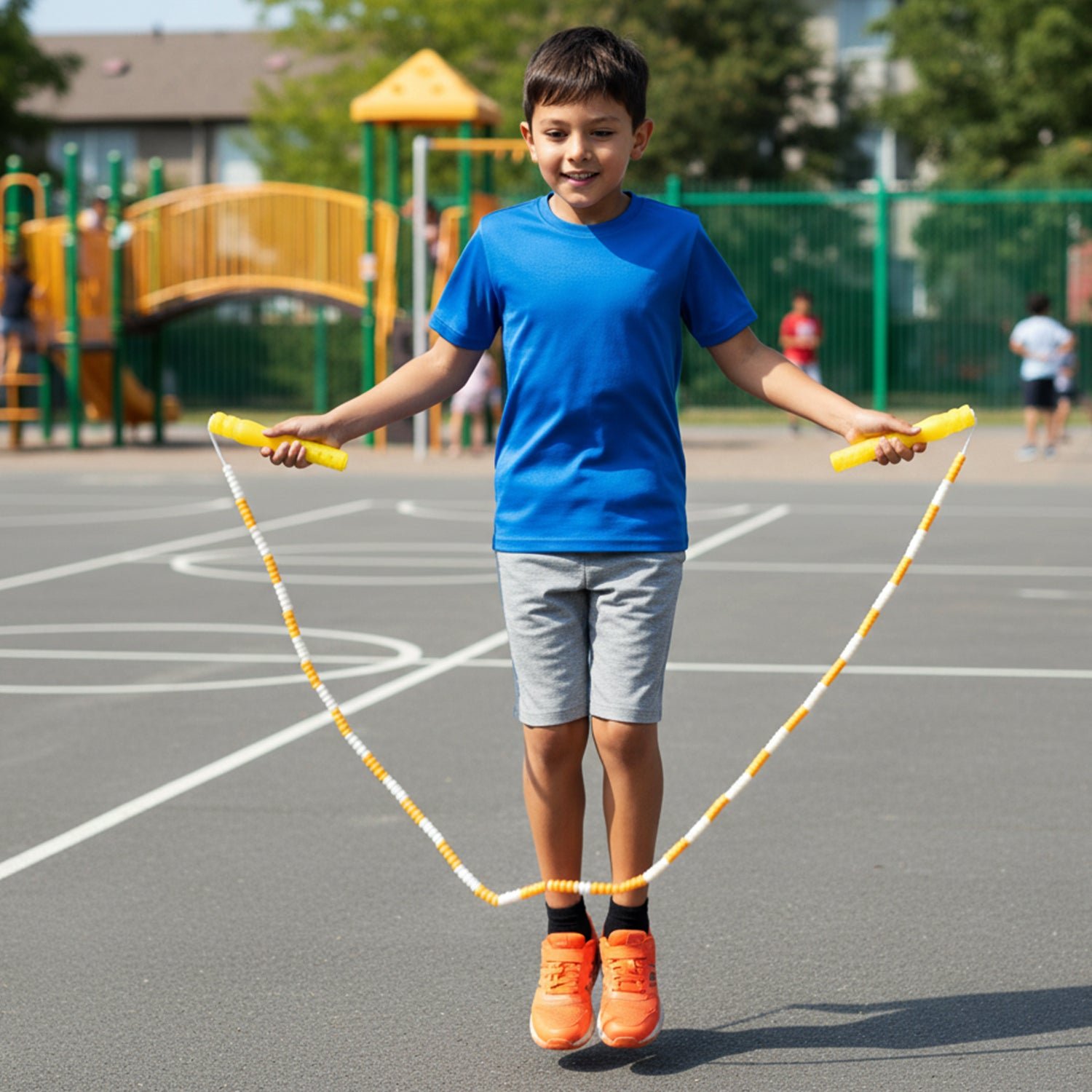 Kids Beaded Skipping Rope – Durable & Comfortable Grip - Image 3