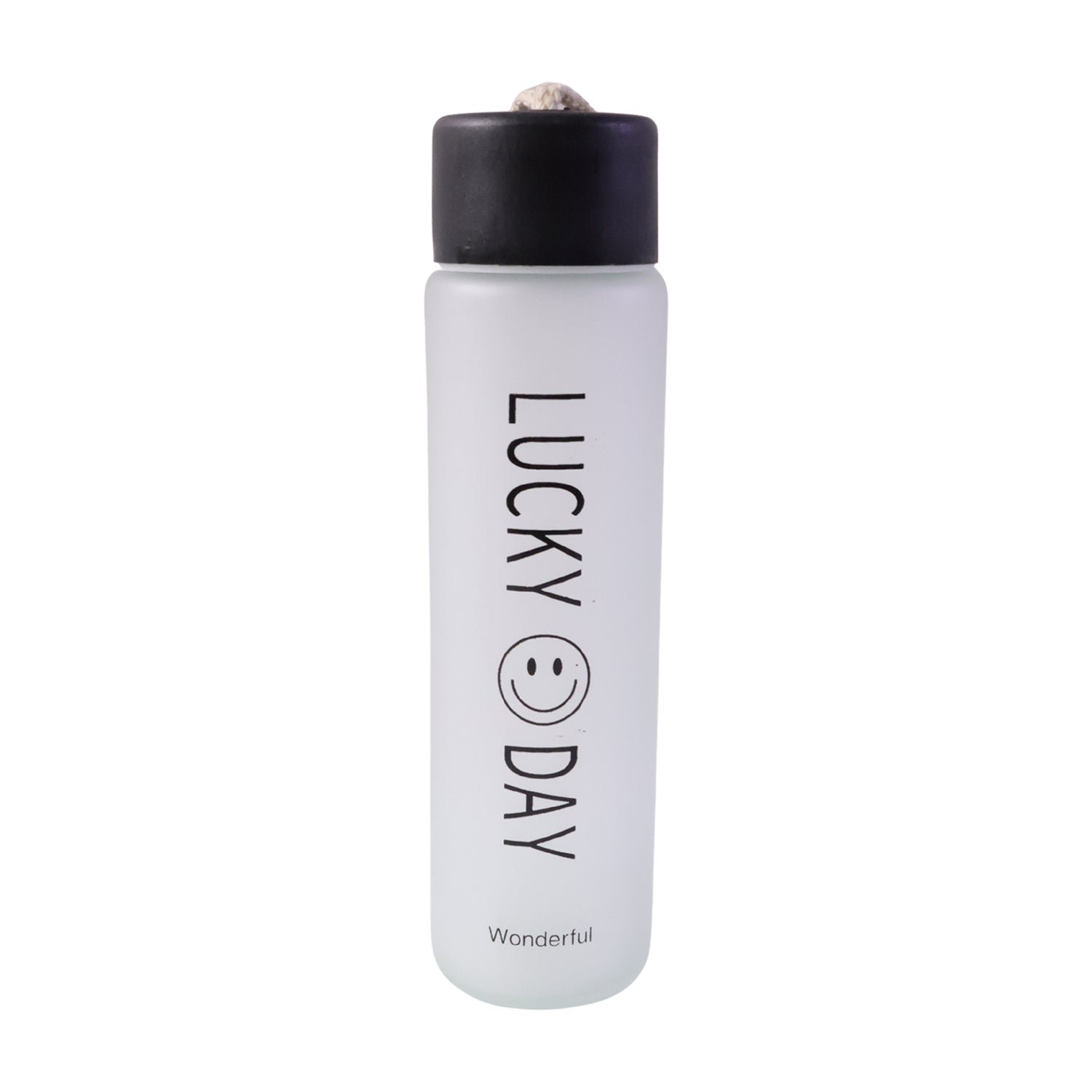 Frosted Glass Water Bottle – Leakproof & Travel-Friendly Design - Image 4