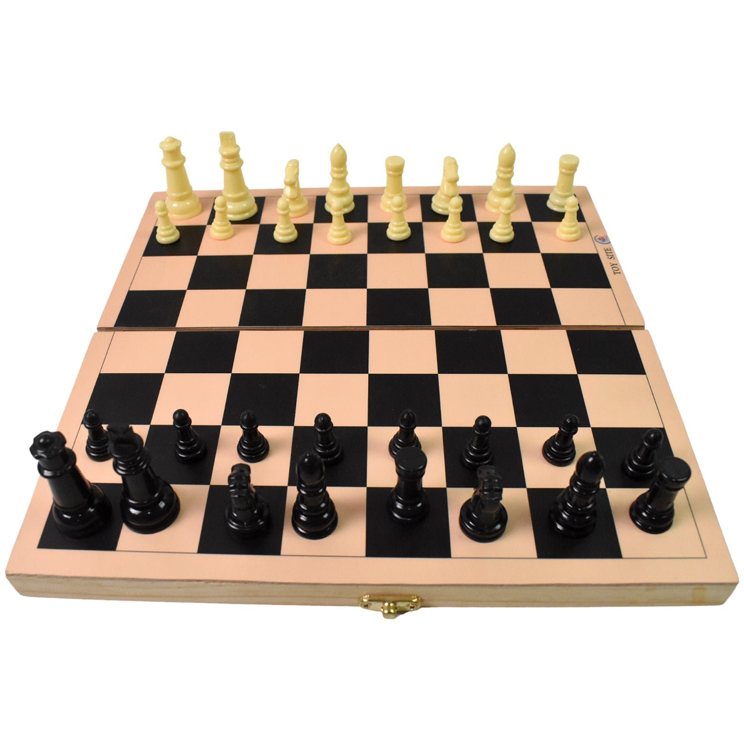 Folding Wooden Chess Set - Portable 30x30cm Board | Boardoria - Image 5