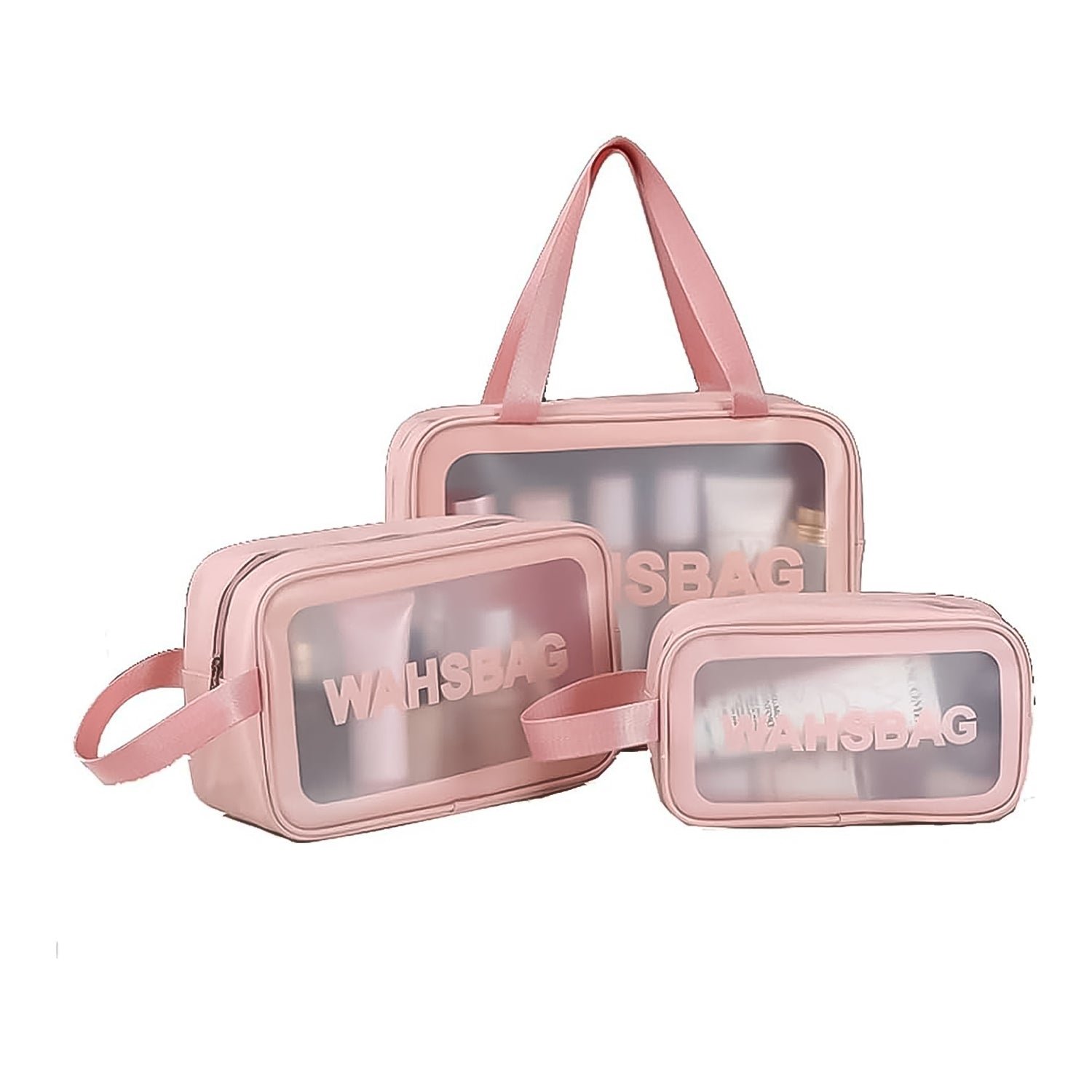 Cosmetic Pouch Set – Waterproof Travel Makeup Bags (Set of 3) | BeautyBare - Image 5