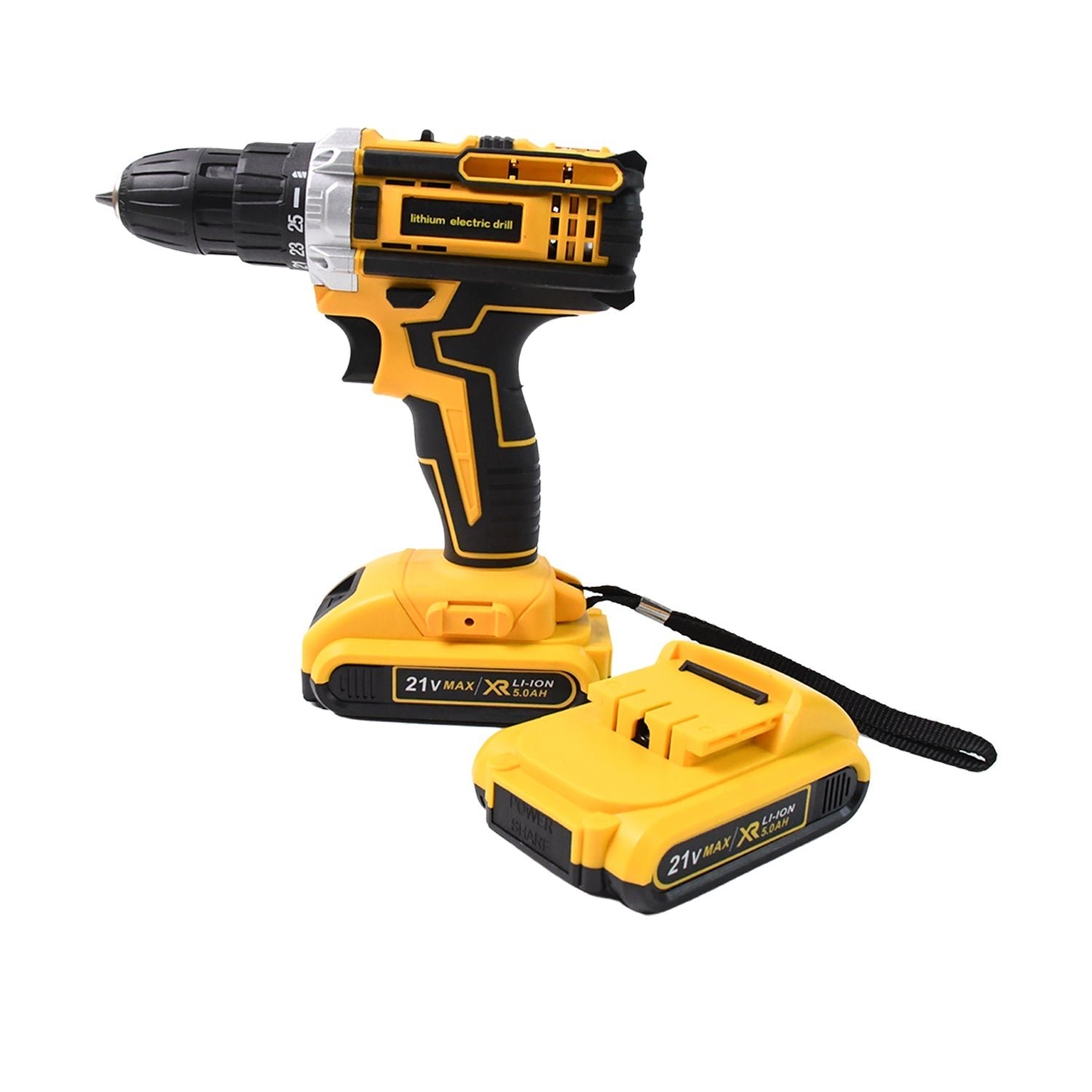 Cordless Drill Set - 21V Lithium Double Battery Kit | PowerXpert - Image 5