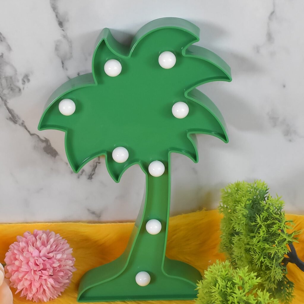 Coconut Tree LED Lamp - Romantic Table Night Light | Tidy Table