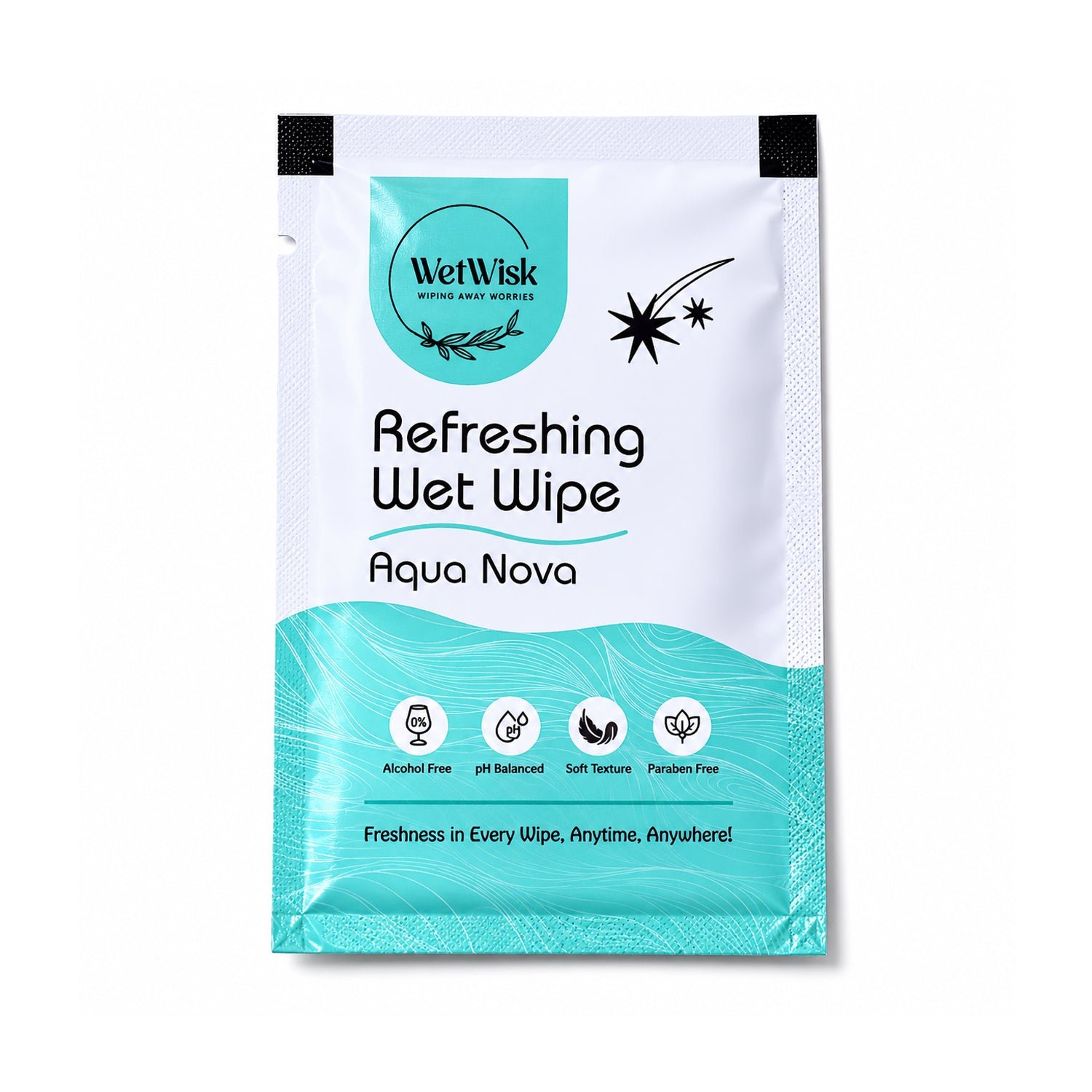 Aqua Nova Refreshing Wet Wipe – Gentle & Travel-Friendly Cleansing - Image 4