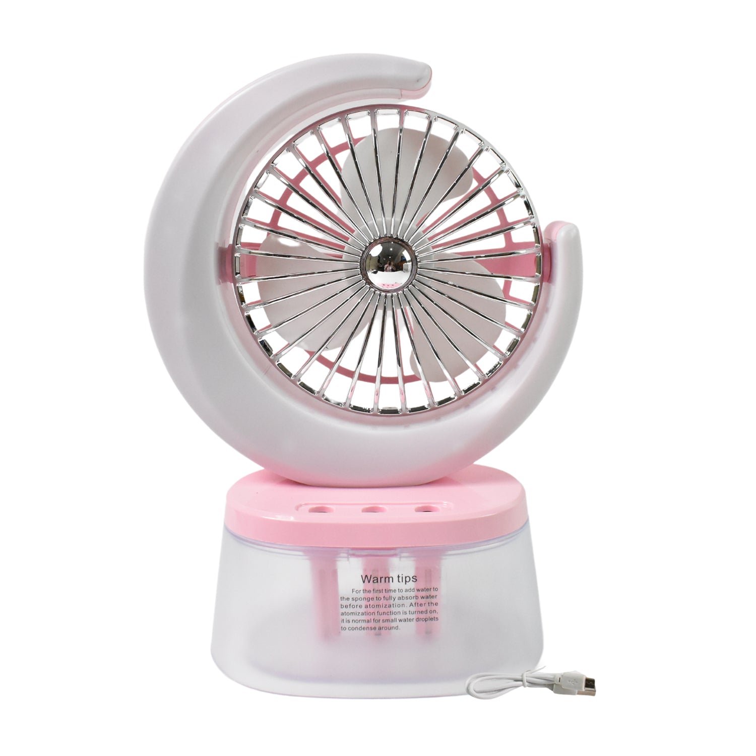 Portable Humidifying Fan - LED Light & USB | Airvanta - Image 5