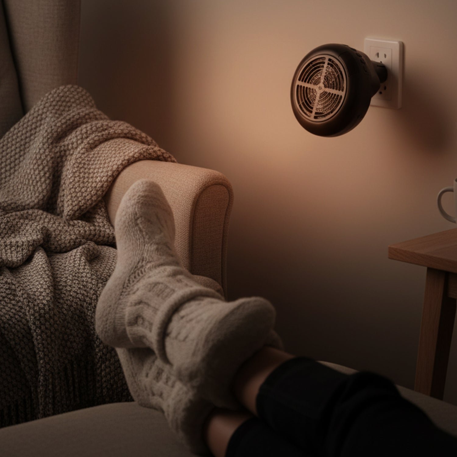 Electric Room Heater 900W – Compact Portable Wall Plug-In - Image 5