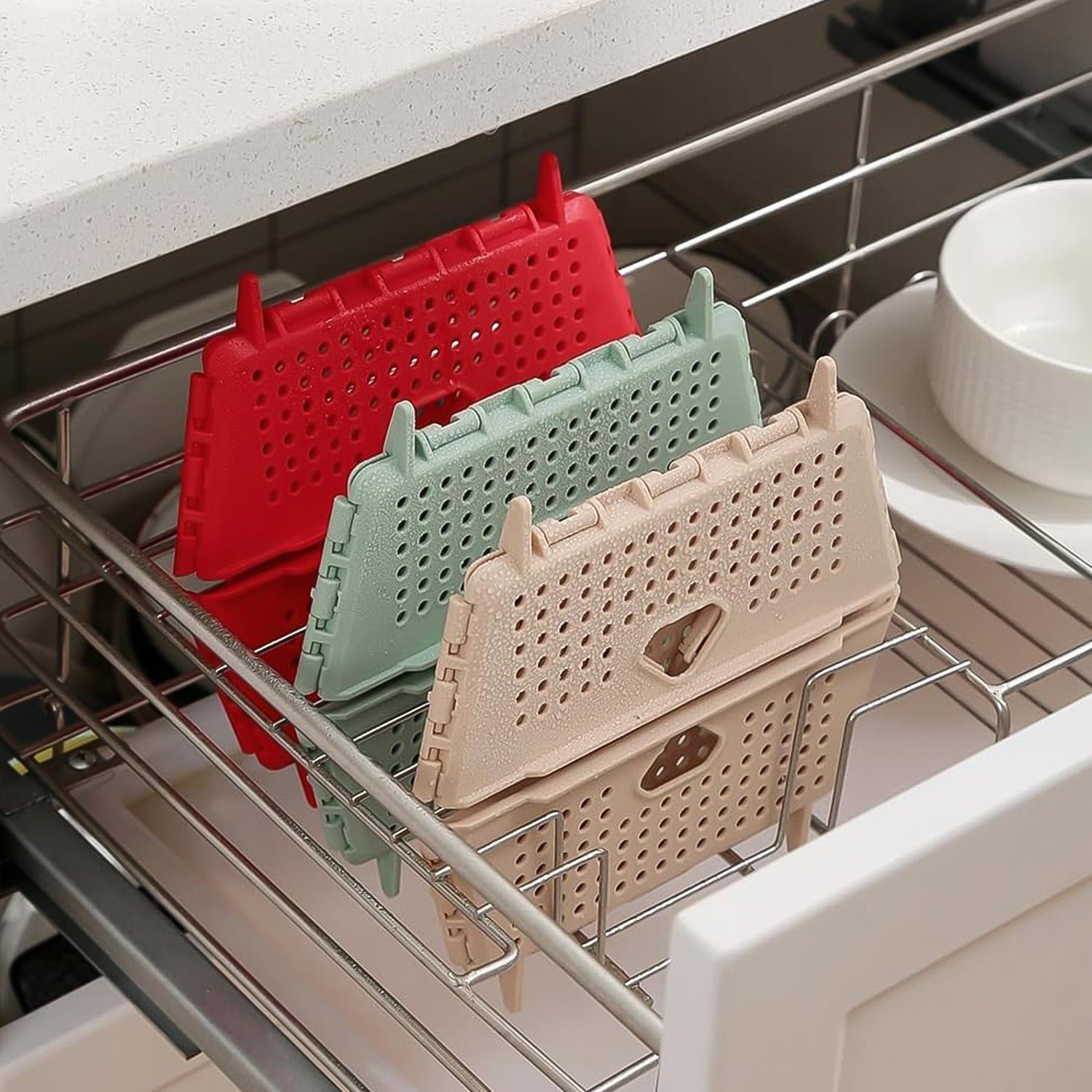 Foldable Storage Basket – Ventilated & Space-Saving | Tidy Table - Image 4