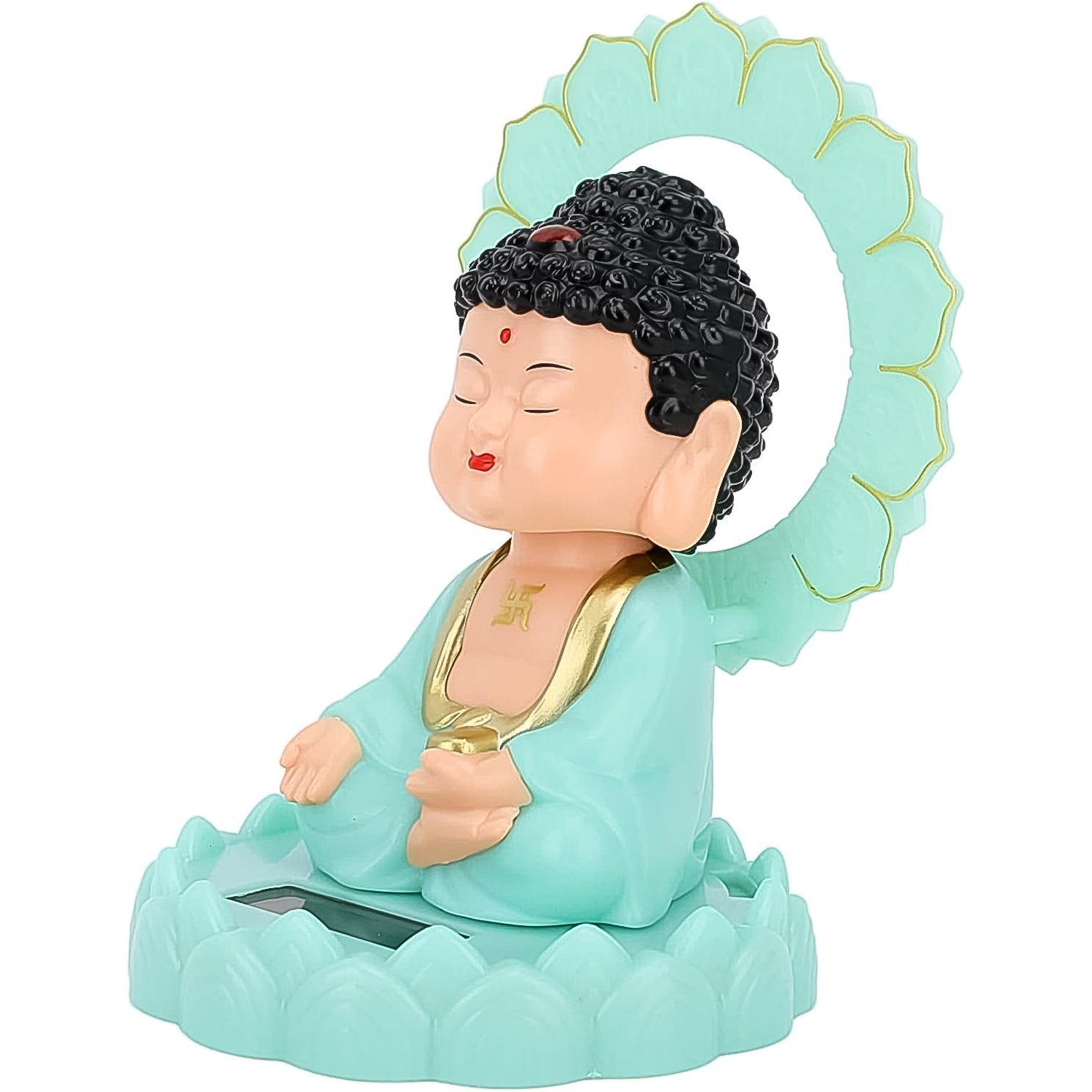 Solar Buddha Statue - Eco-Friendly Moving Head Decor | Styleva - Image 6
