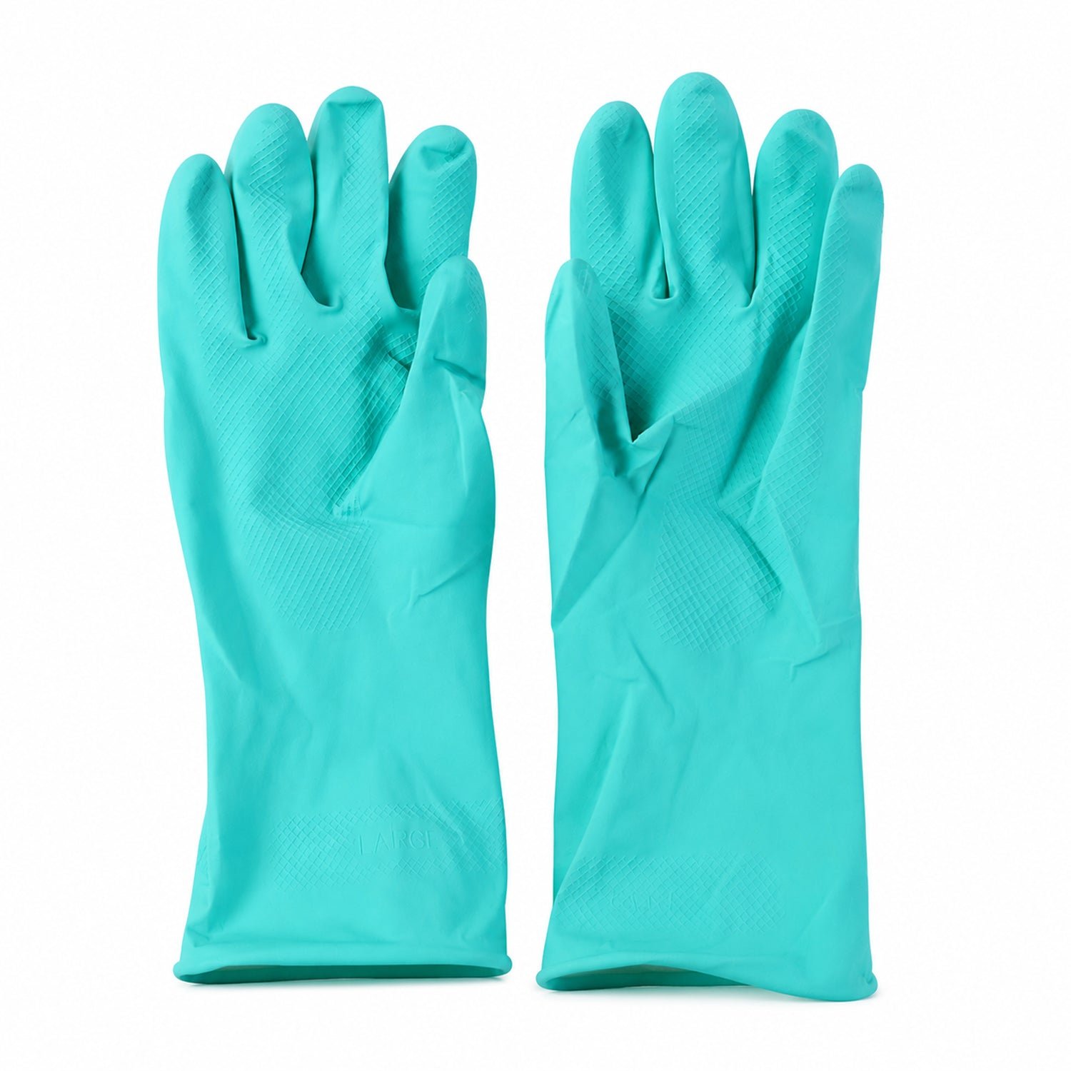 Large Victor Green Rubber Gloves – Reusable & Waterproof for Kitchen - Image 2