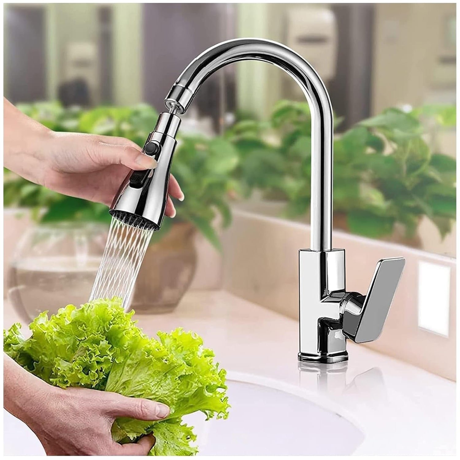 Kitchen Faucet Sprayer - 3-Function Pull Down | - Image 7