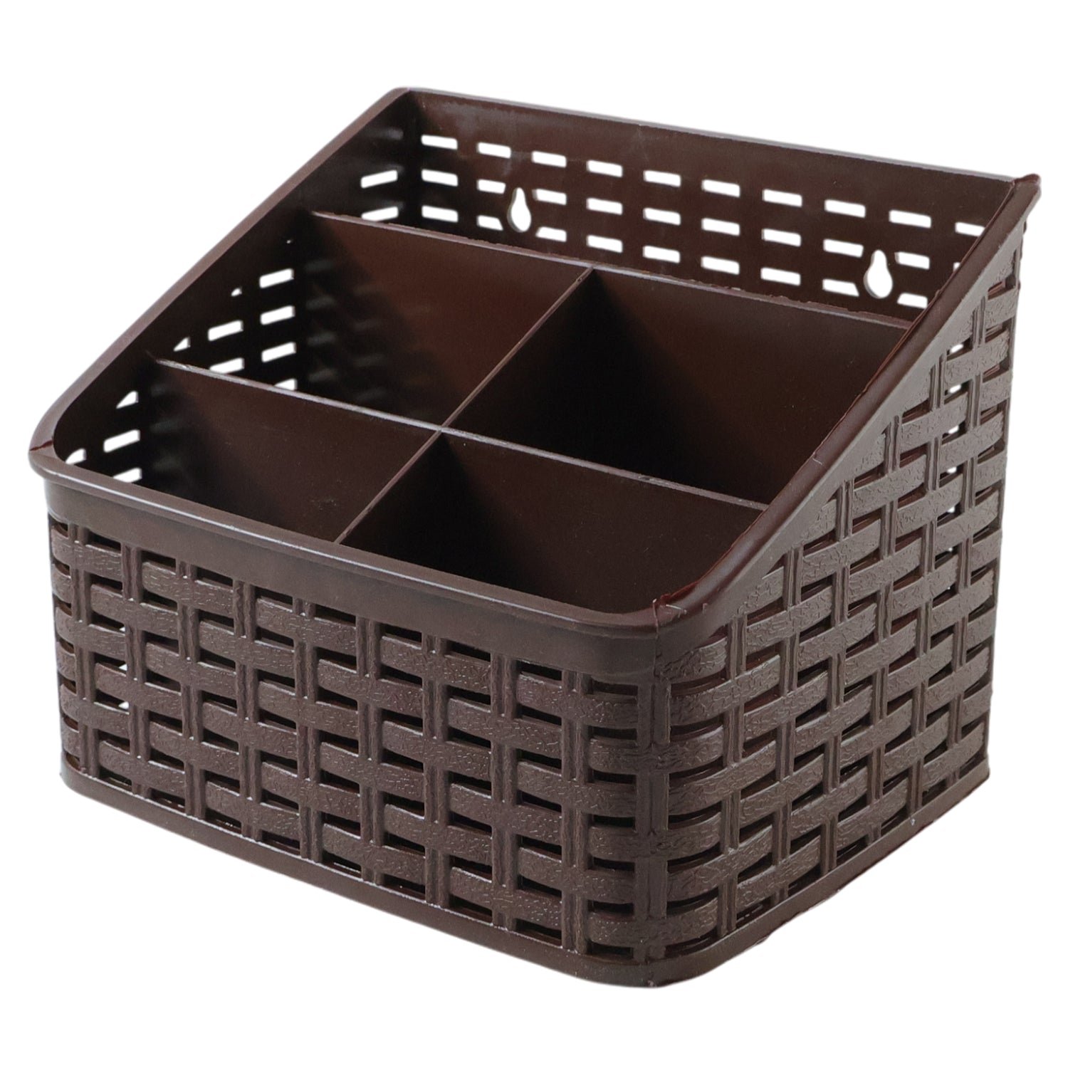 Desk Organizer Basket – 5 Compartment Multipurpose Storage - Image 4