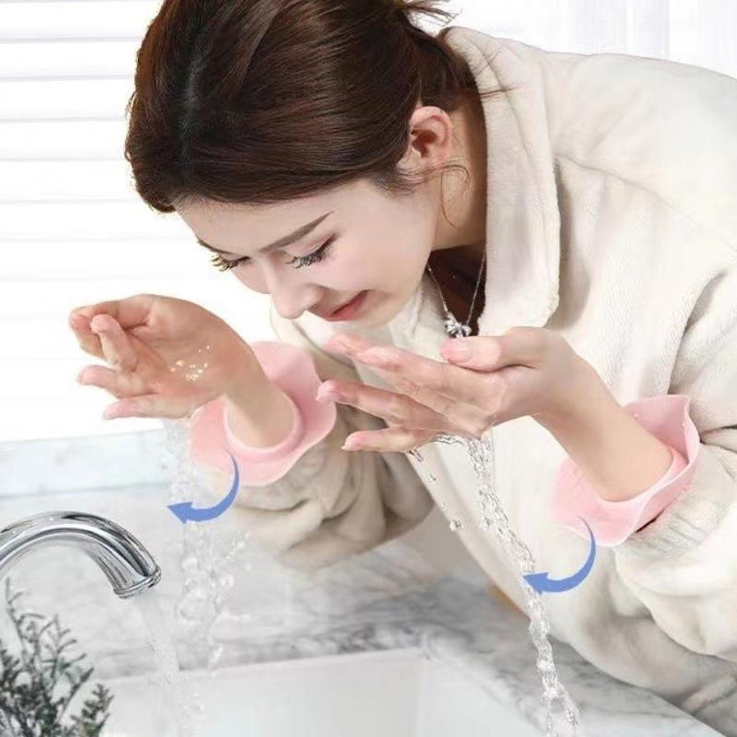 Silicone Wrist Water Stopper – Prevents Water Runoff Easily - Image 3