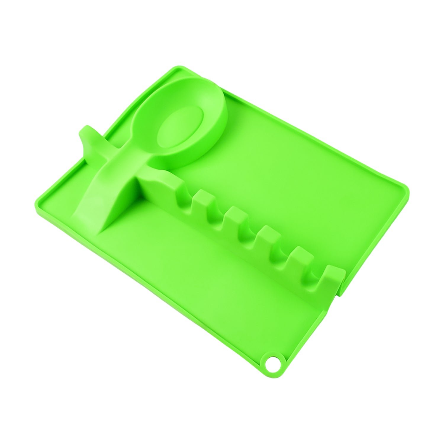 Silicone Spoon Rest - 4-Slot Utensil Holder & Spatula Rack | Quickslice - Image 5