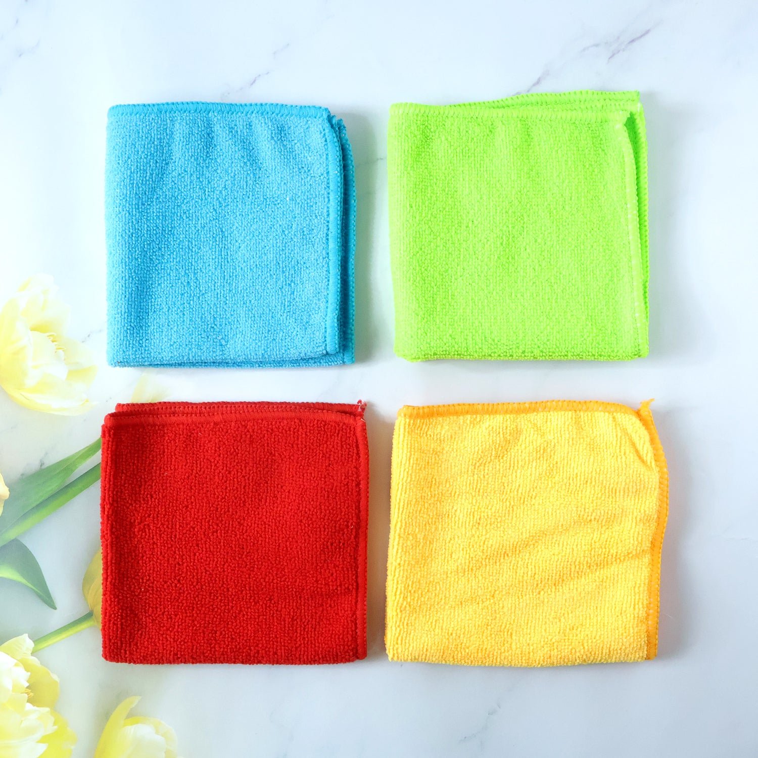 Microfiber Cleaning Cloths – 4-Pack Lint-Free Multipurpose Towels - Image 6