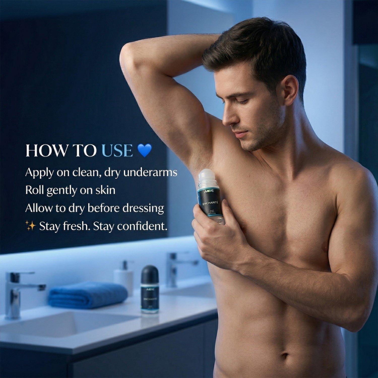 Unisex Roll-On Deodorant – Long-lasting freshness & gentle formula - Image 3