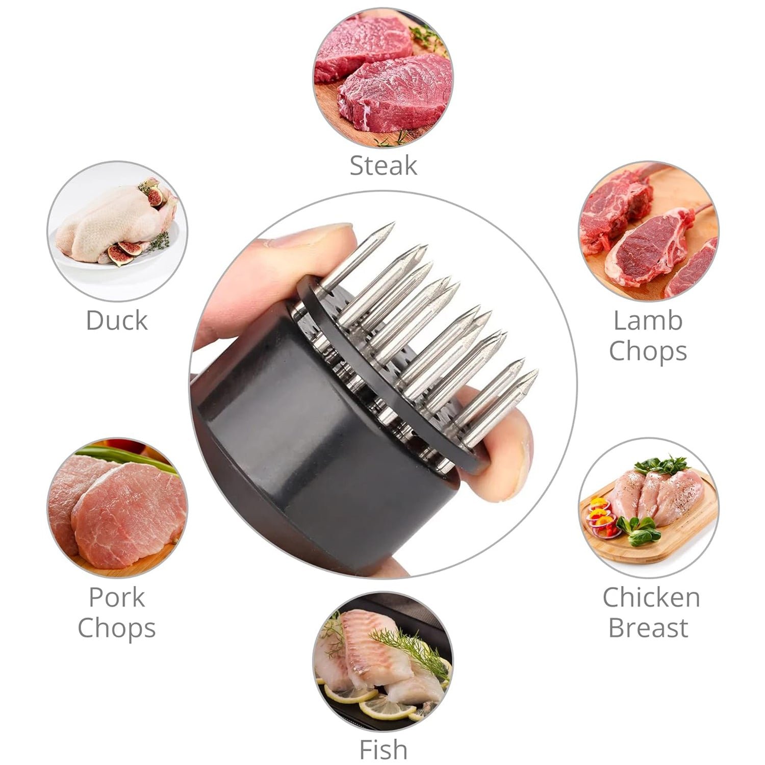 Meat Tenderizer Tool - Stainless Steel Needle for Juicier Meats | ToolMate Pro - Image 7