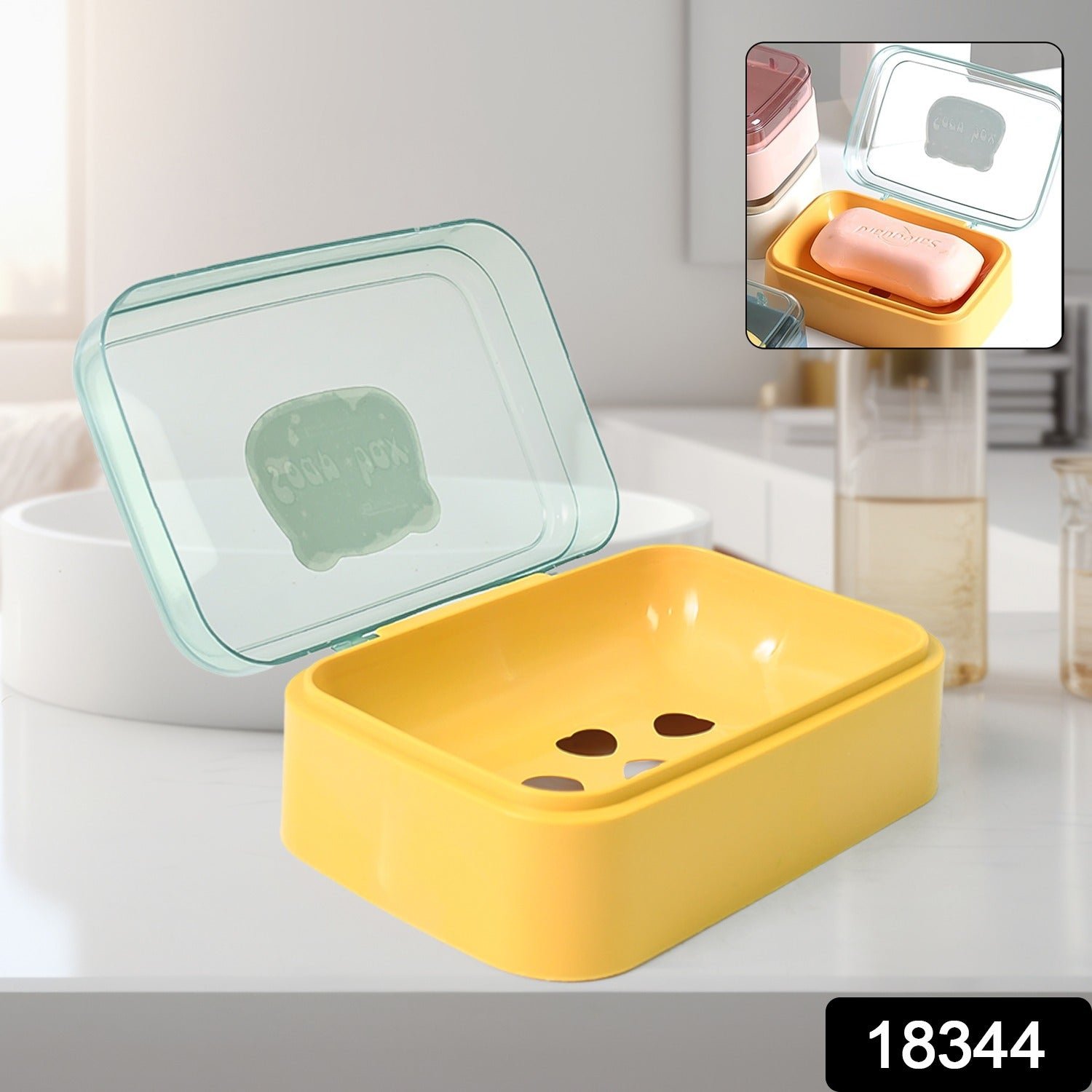 Self-Draining Soap Dish - Portable & Leakproof | VelvetBubbles - Image 2
