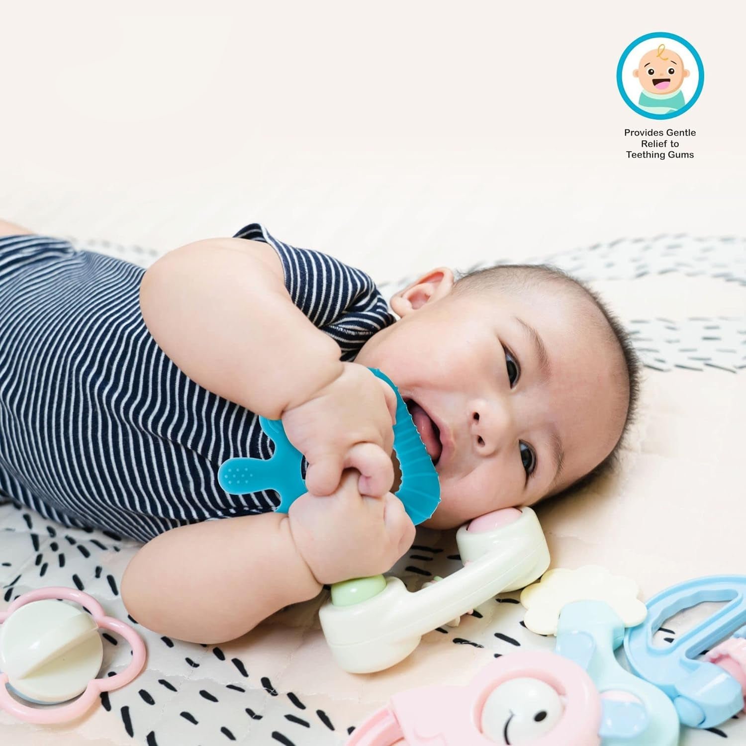 Silicone Baby Teether - Soft & BPA-Free Relief | Aditi - Image 9