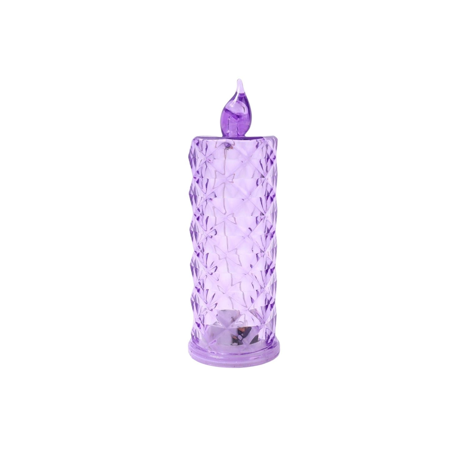 Crystal Candlelight – Multicolor Decorative Candle for Diwali | Styleva - Image 5