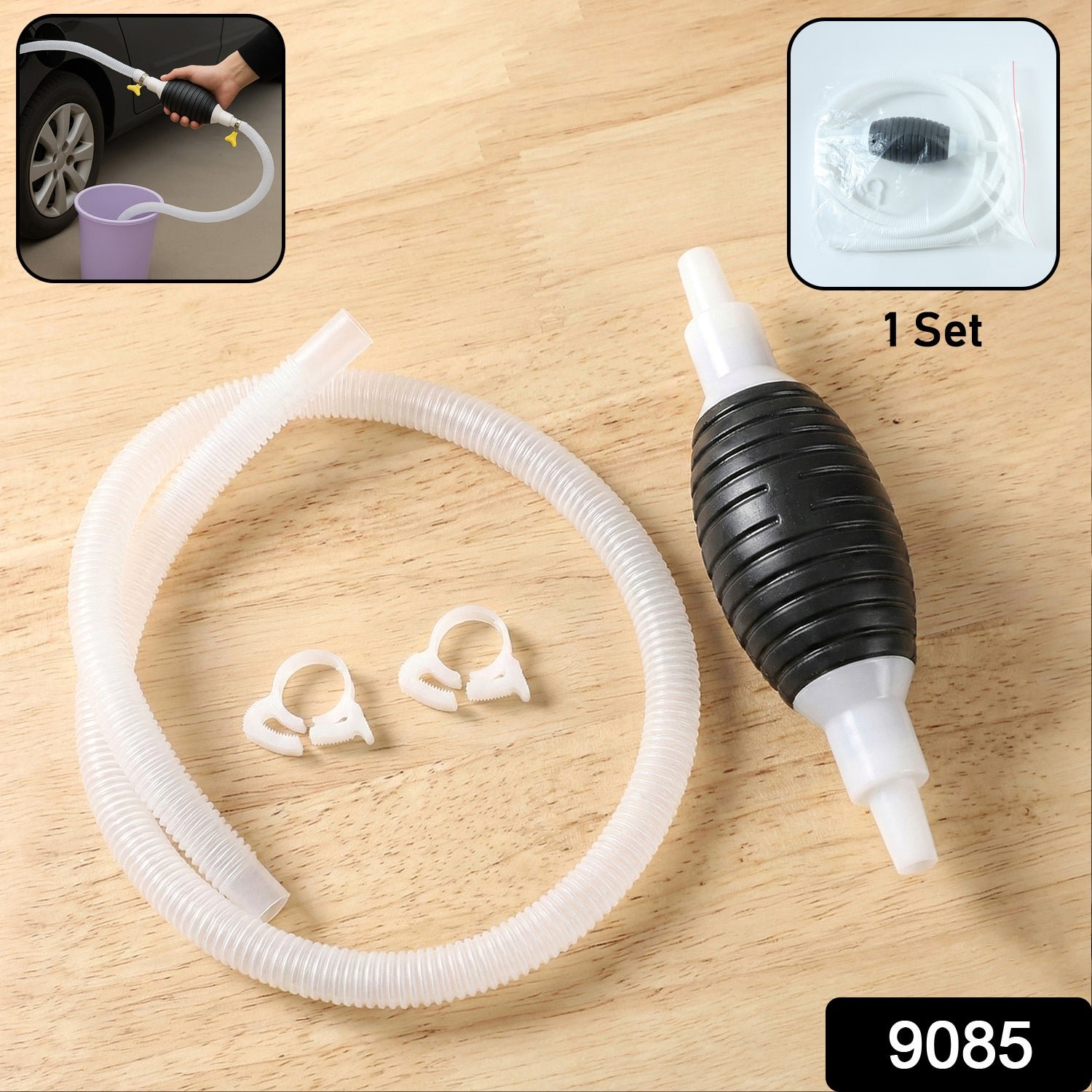 Manual Liquid Transfer Pump – Portable, Spill-Free Fuel & Water Pump - Image 2