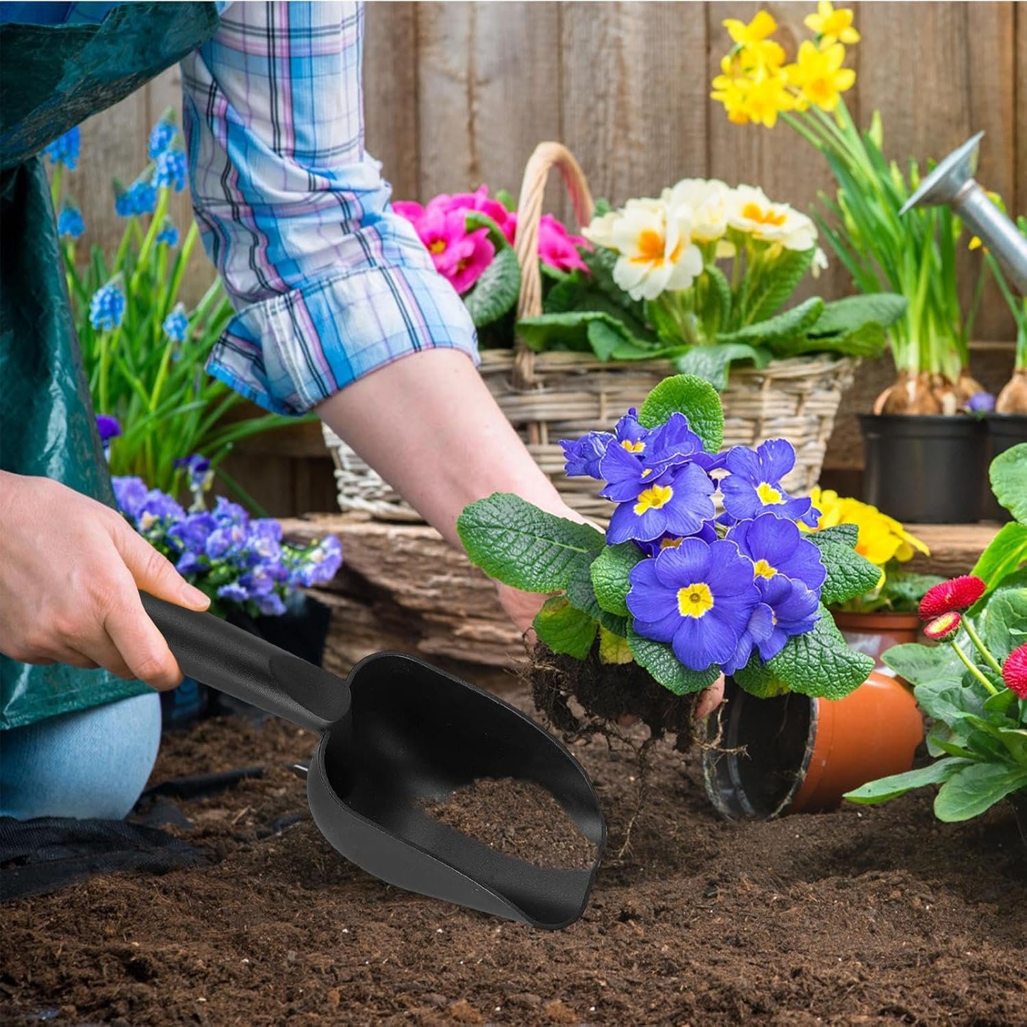 Garden Hand Trowel – Durable Heavy Duty Plastic for Easy Digging - Image 8