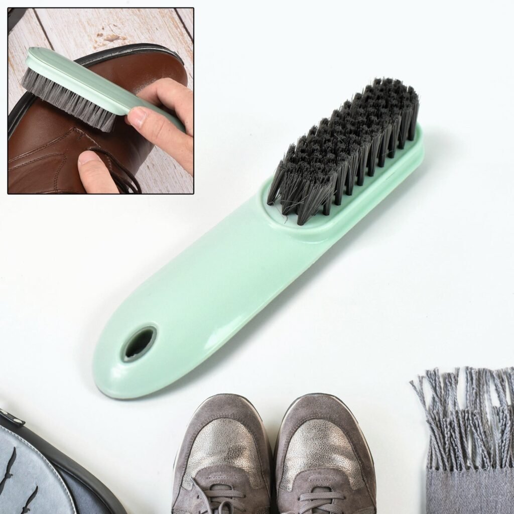 Shoe & Clothes Cleaning Brush - Soft Bristle Scrubber | Velvet Wipe