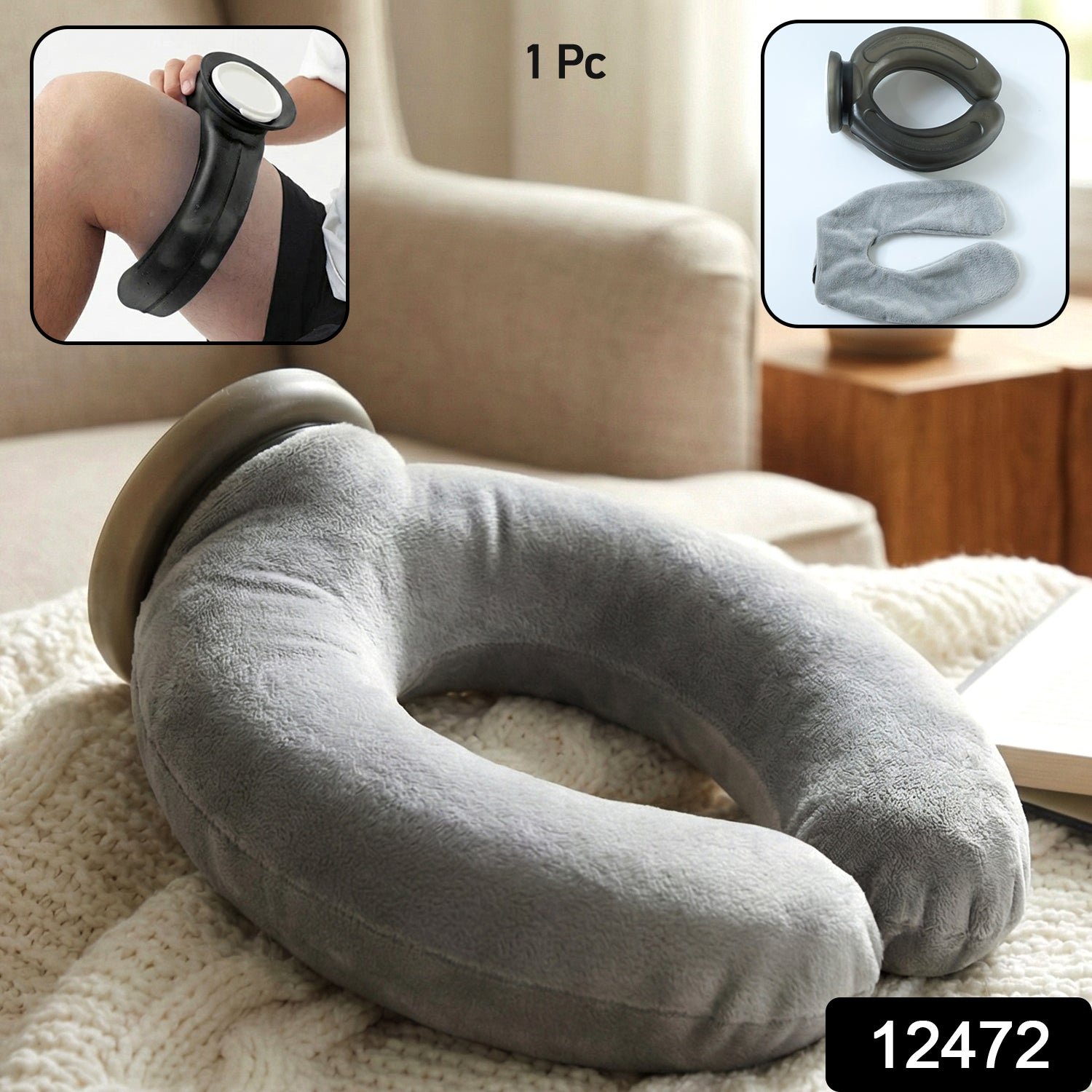 U-Shaped Comfort Support Pillow – Ergonomic Neck & Leg Relief - Image 2