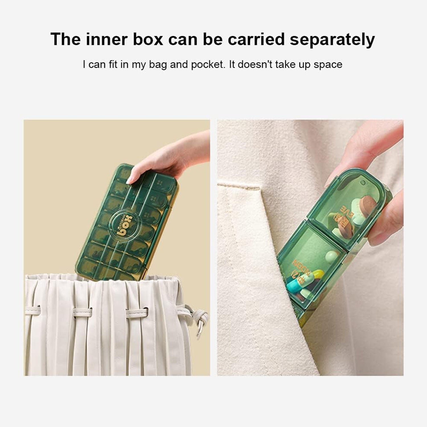 Weekly Pill Organiser - 21-Grid Daily Medication Box | Organivo - Image 8
