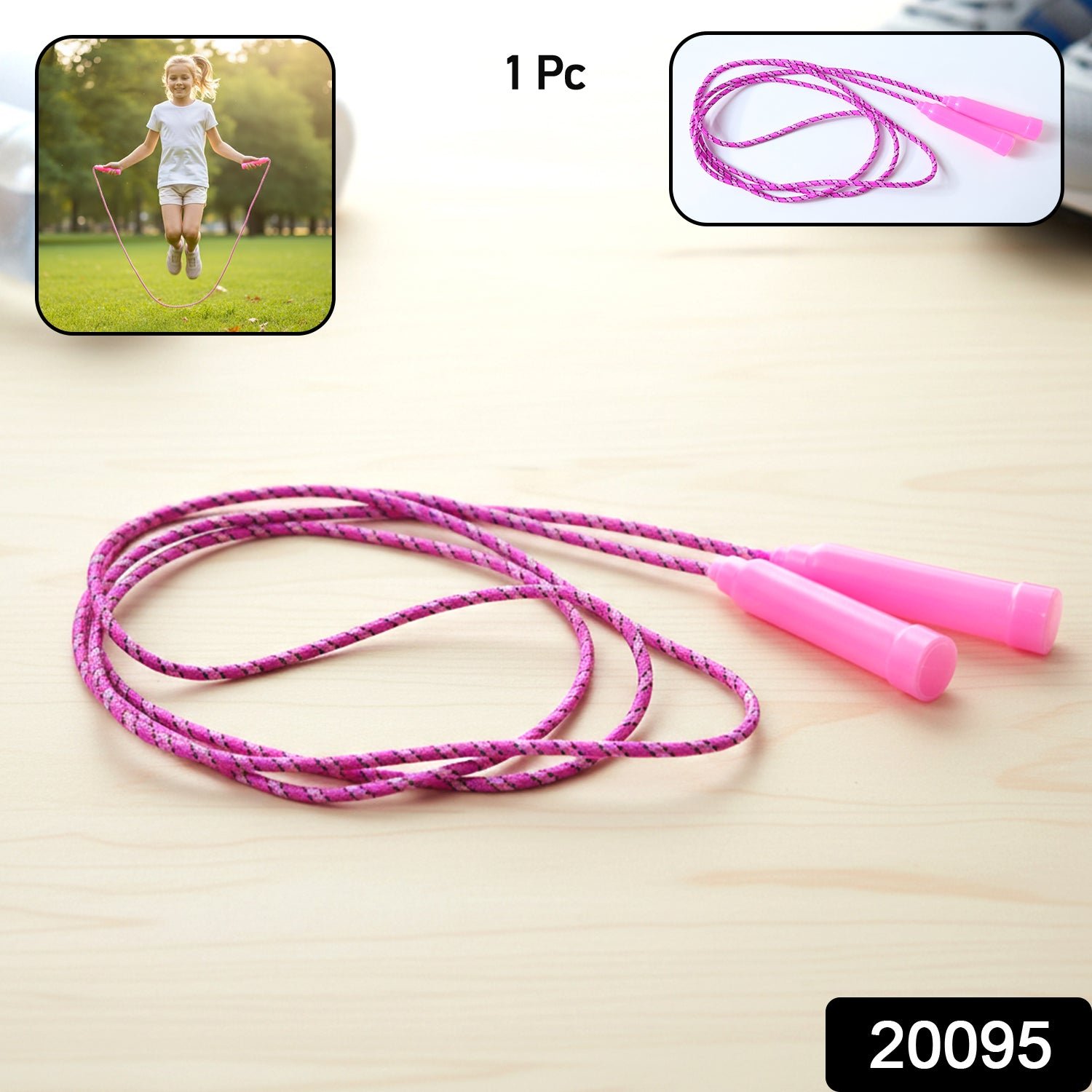Fitness Skipping Rope – Durable Jump Rope for Kids & Adults - Image 2