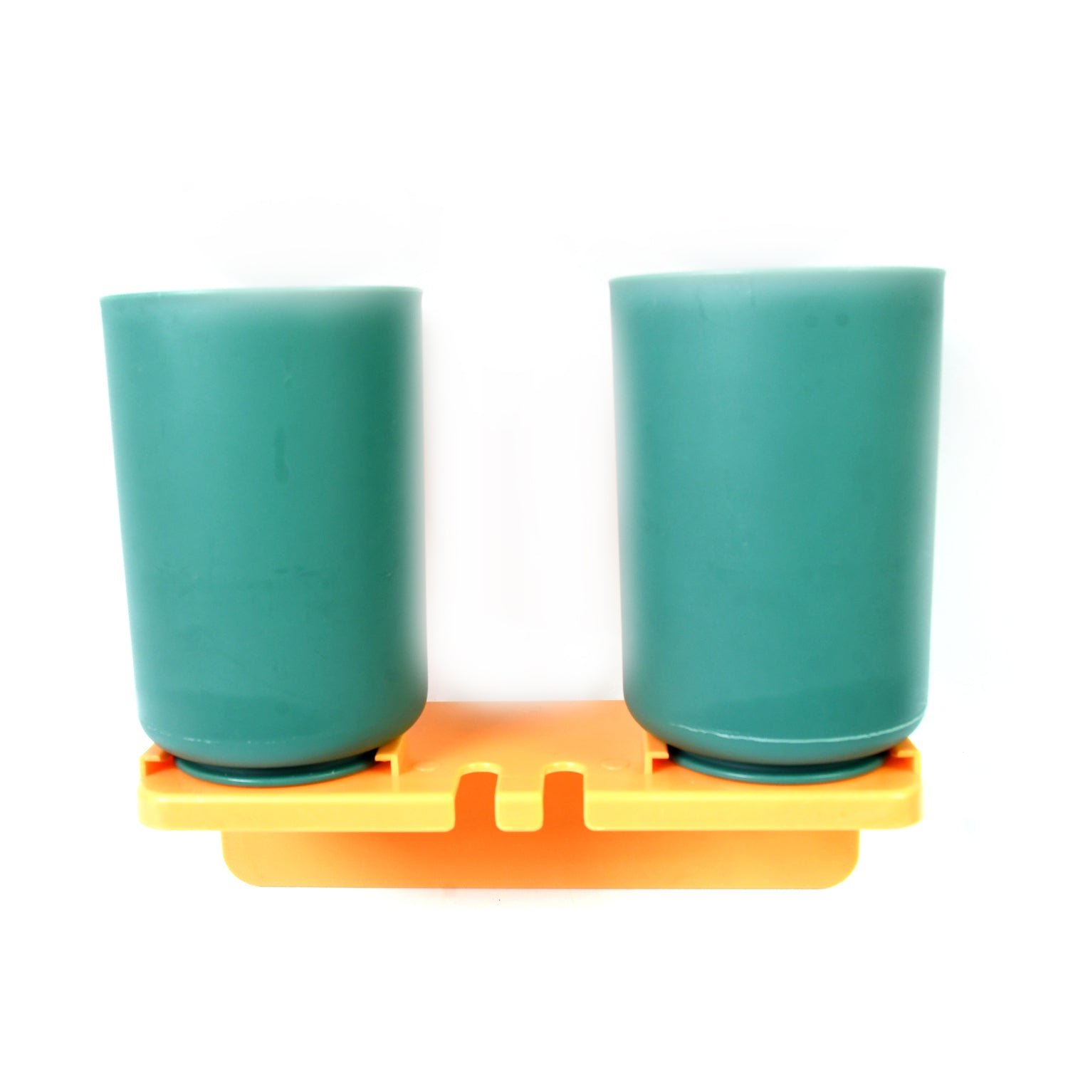 Wall Mount Toothbrush Holder - 2 Cups, Self-Adhesive | BrushedUp - Image 5