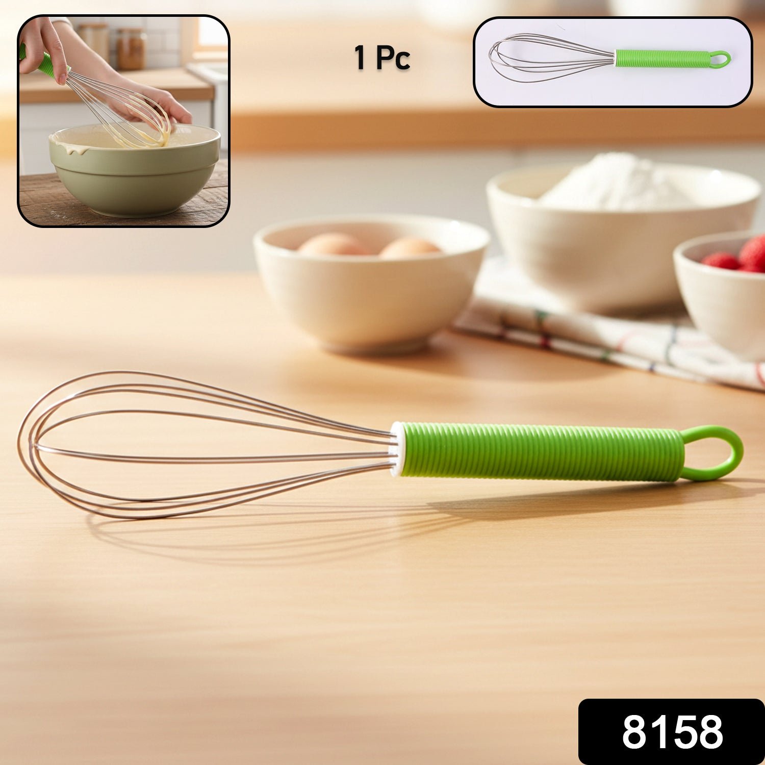 Kitchen Whisk – Multipurpose Handheld 16 cm for Smooth Mixing - Image 2