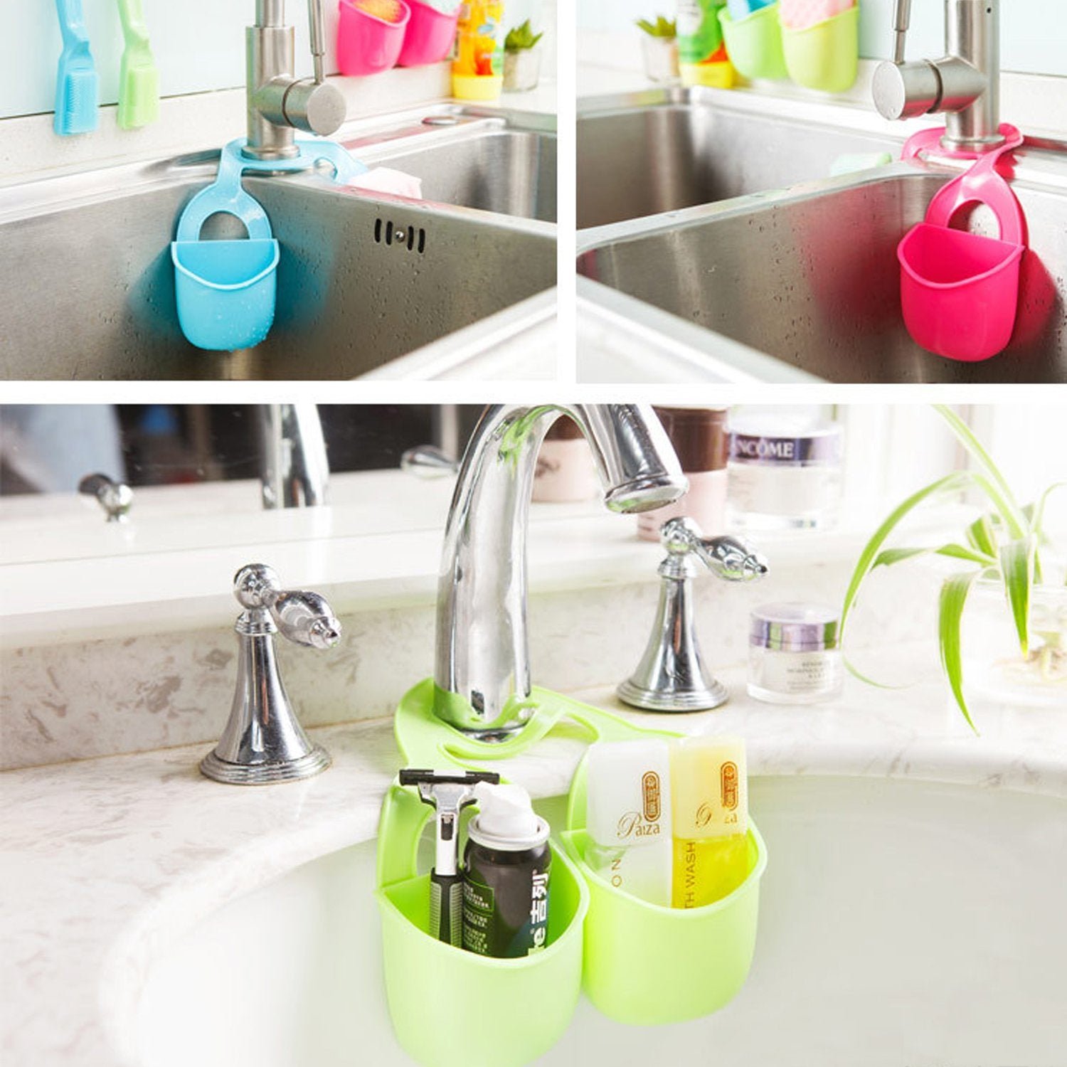 Double Layer Sink Storage Basket – Space-saving & Adjustable - Image 6