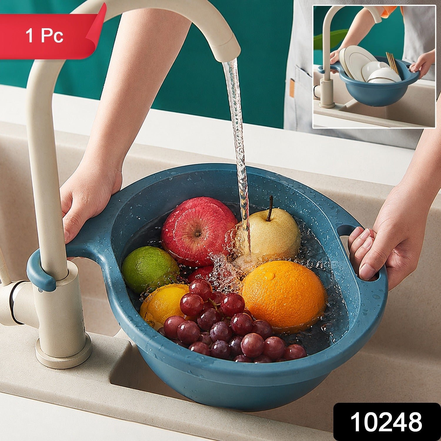 Kitchen Sink Drain Basket – Space-saving & Easy to Clean - Image 2