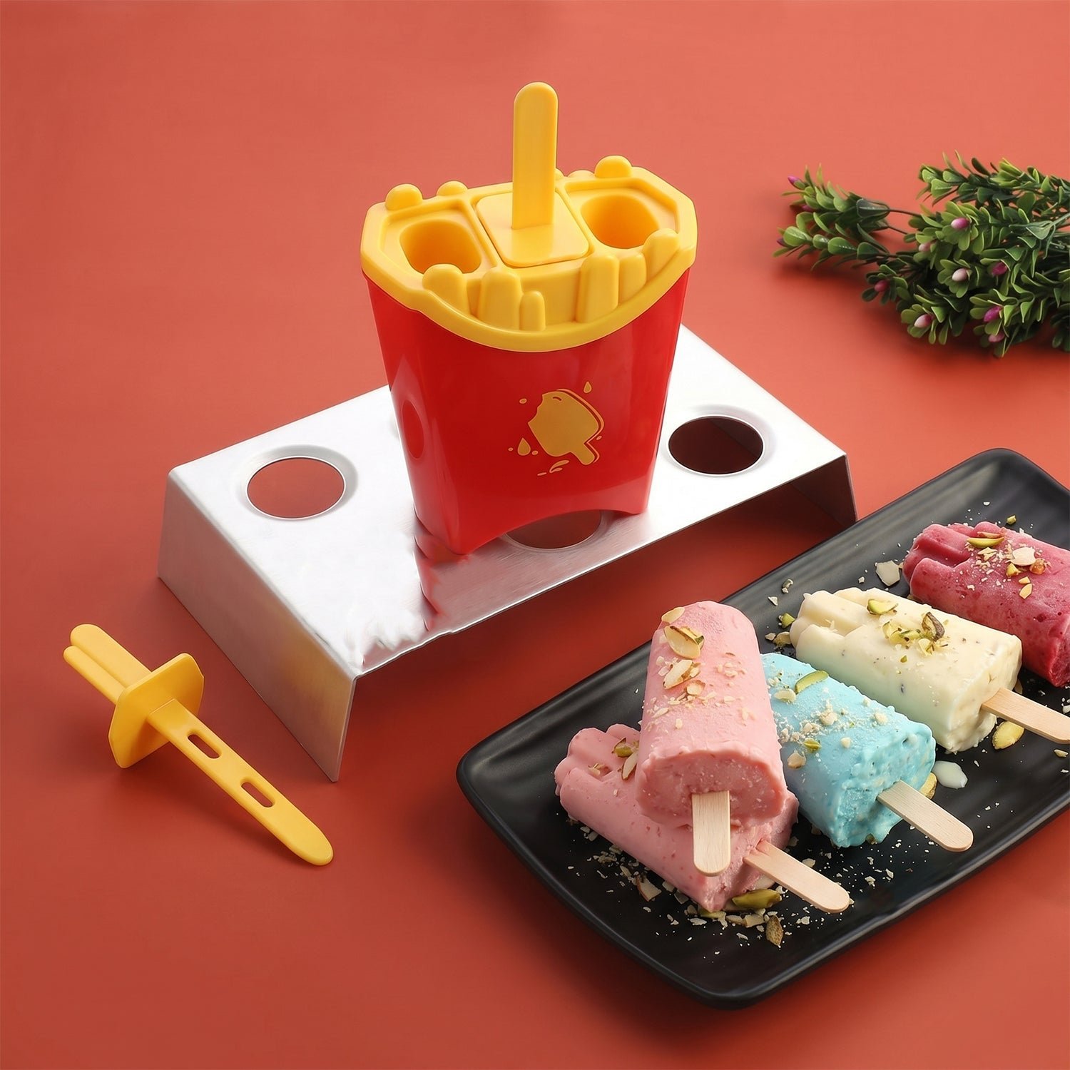 French Fries Ice Pop Mould – Reusable Kulfi Maker for Summer - Image 3