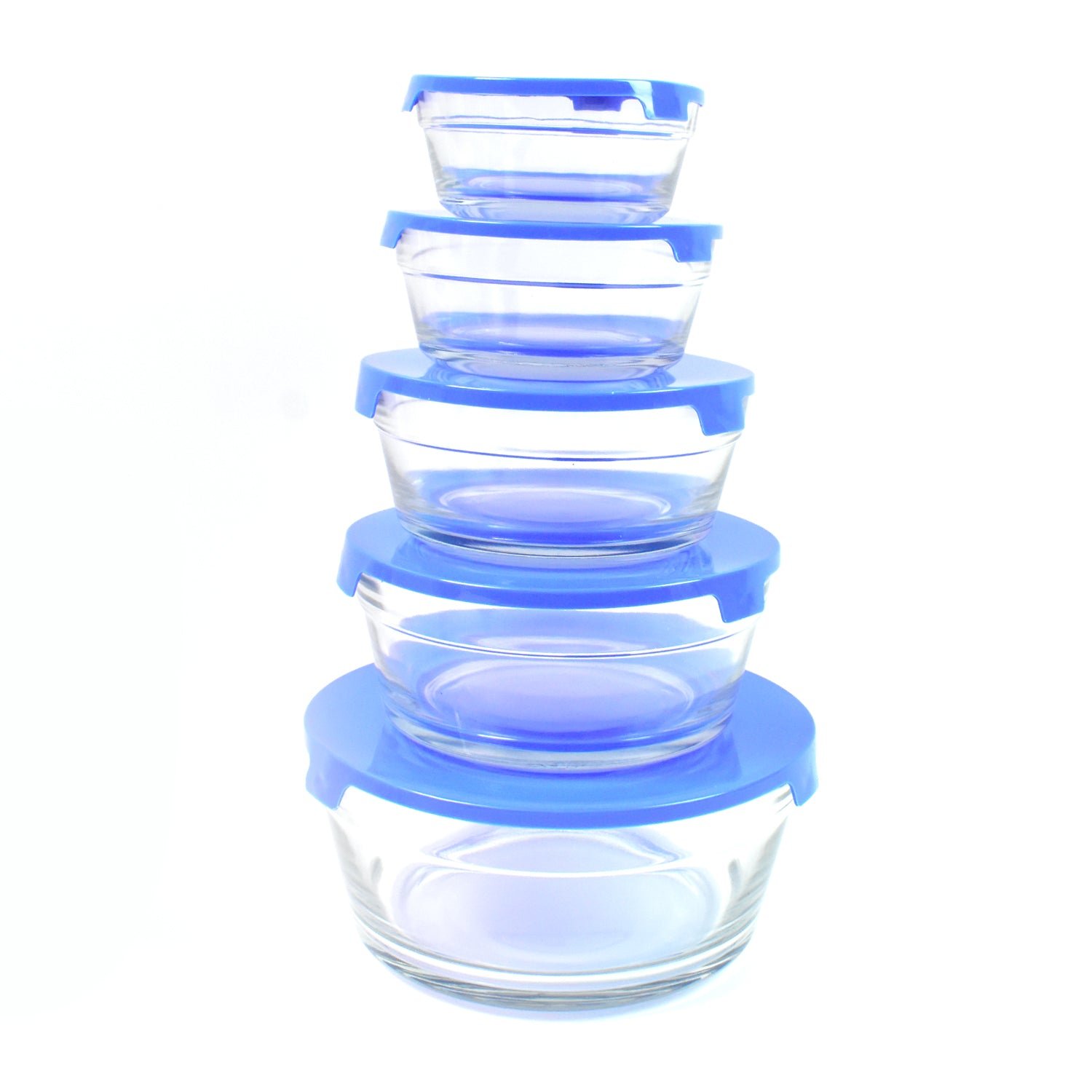Glass Bowl Set – 5-Piece Modern Storage | Organivo - Image 5