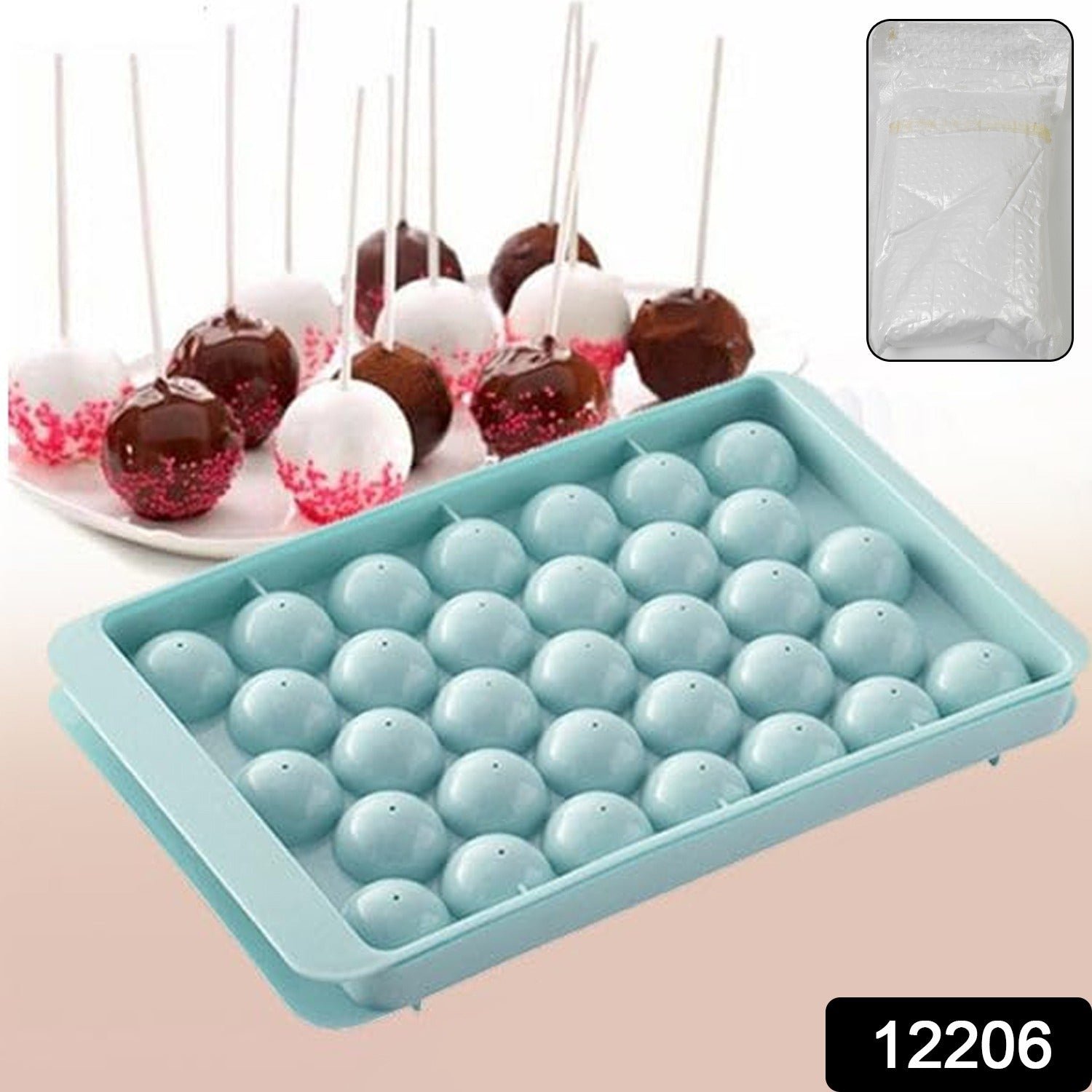 Ice Ball Mold - 33 Round Spheres, Reusable & BPA-Free | - Image 2