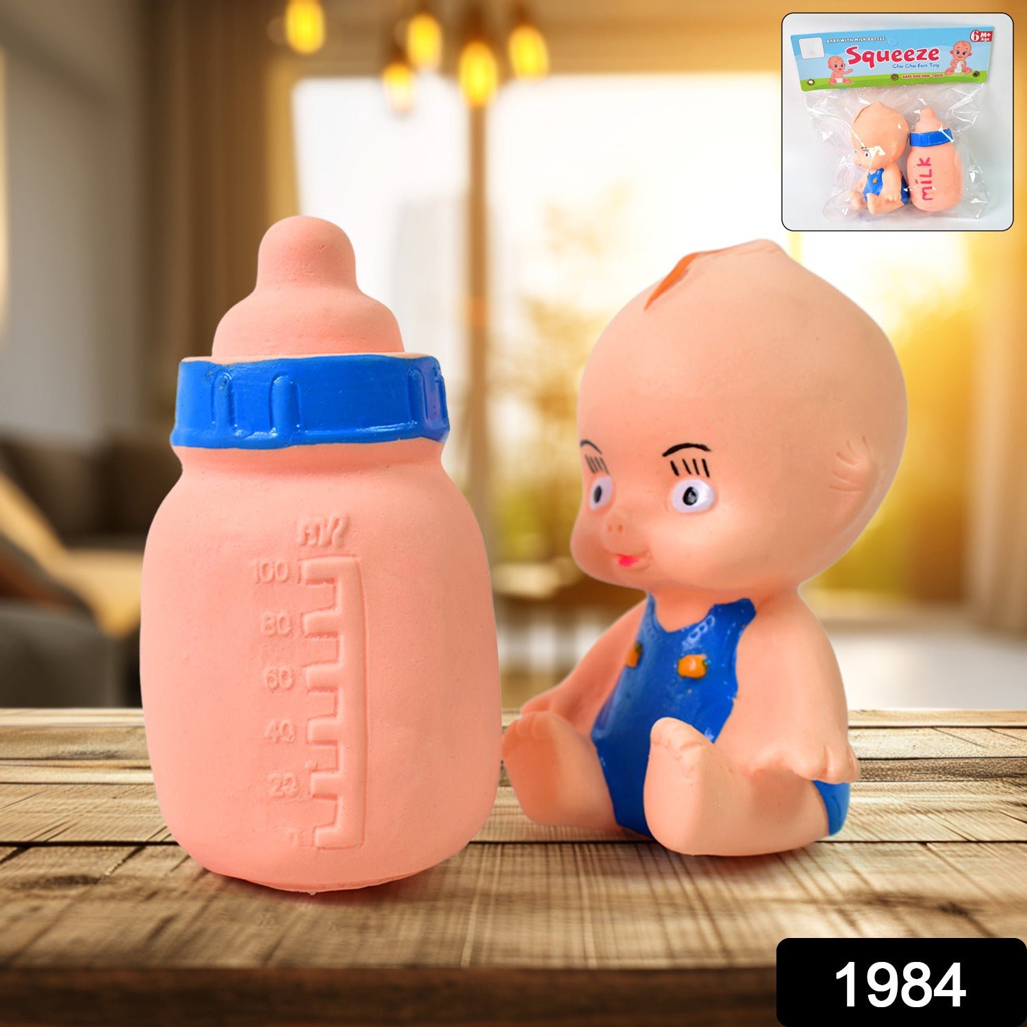Baby Squeeze Toy - Fun Chu Chu Sound & Bottle Set | Aditi - Image 2