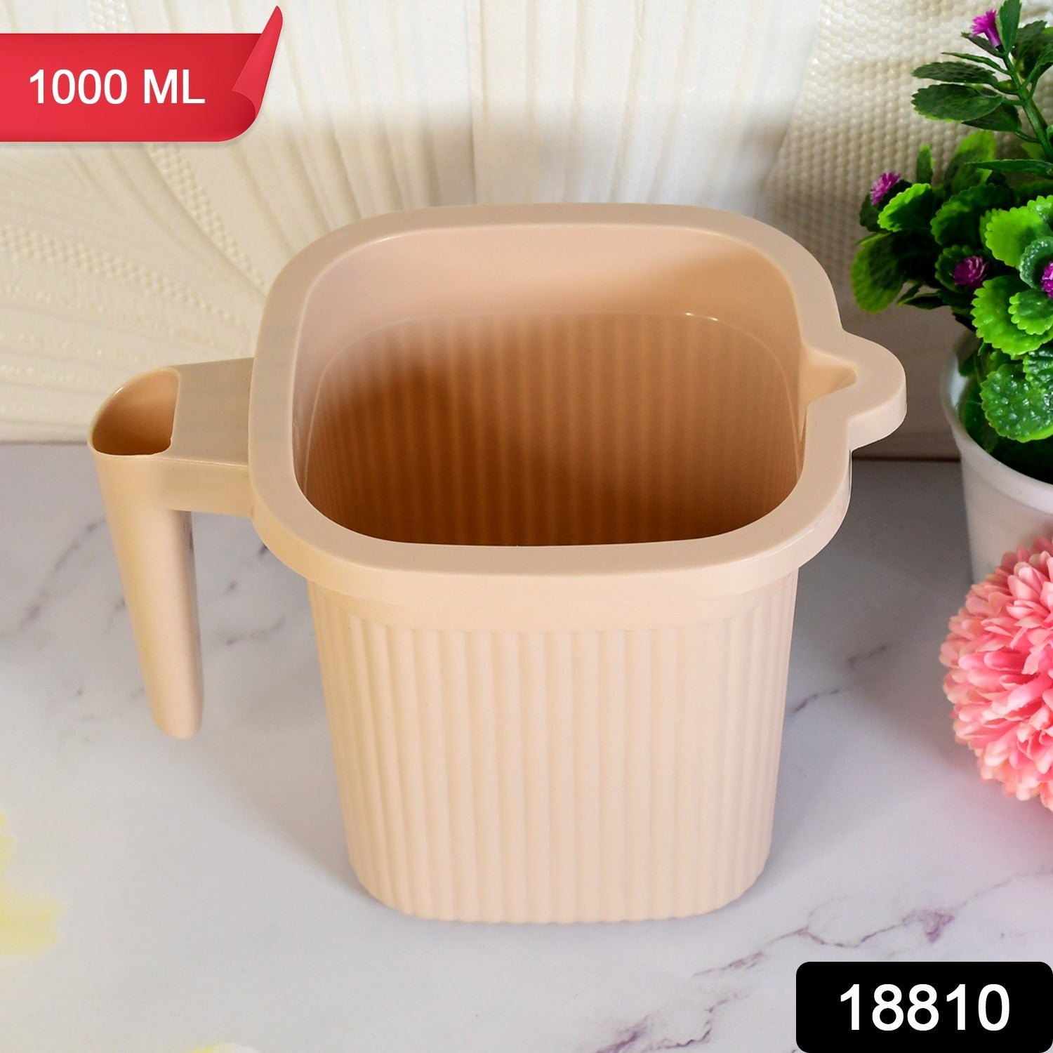 Plastic Bath Mug 1000ML - Durable & BPA-Free | Bathora - Image 2