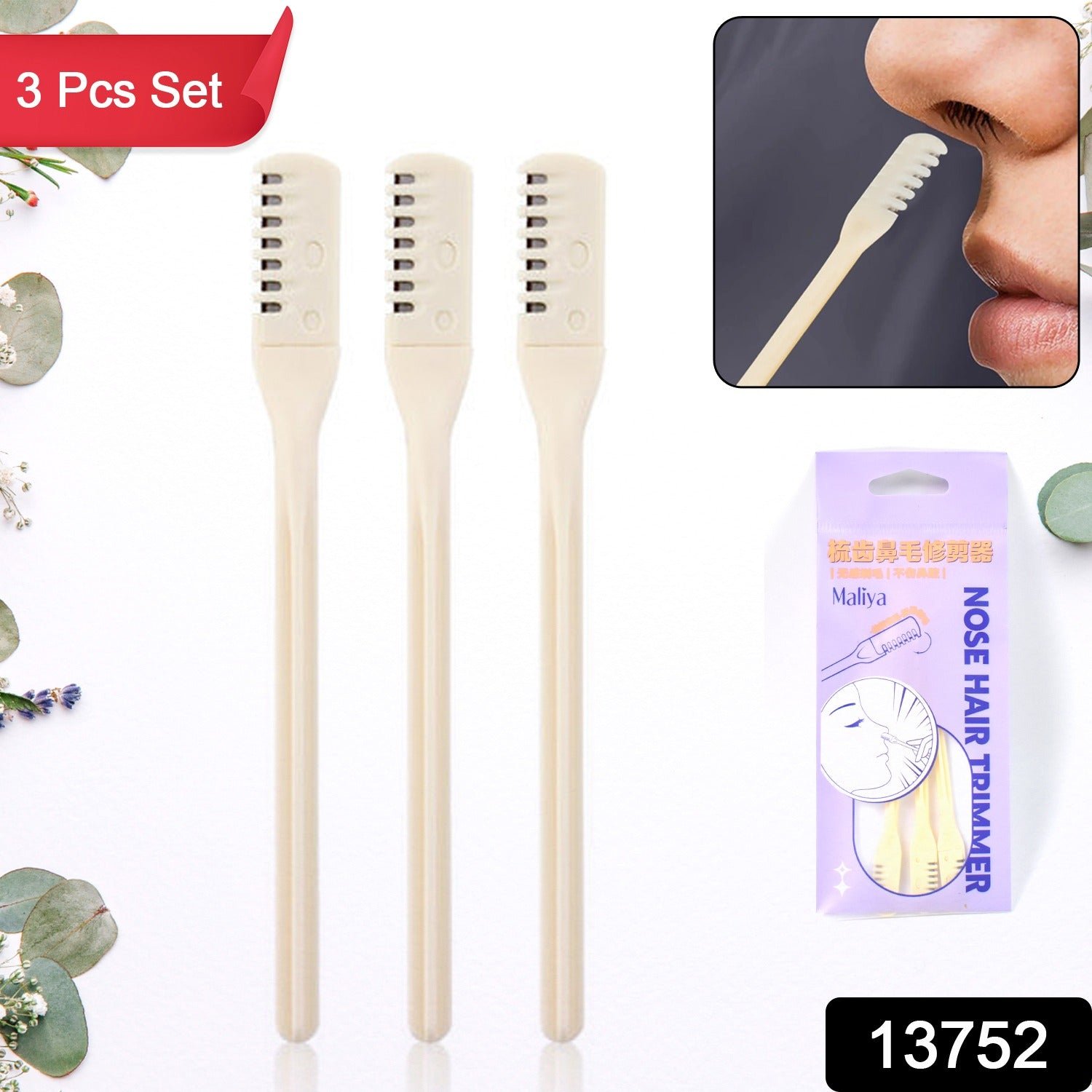 Nose Hair Trimmer - Painless 3-in-1 Grooming Kit | PureBeard - Image 2