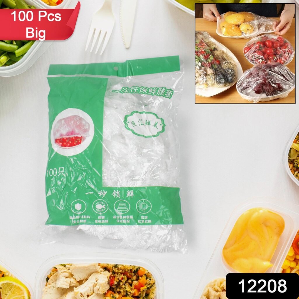 Disposable Elastic Food Covers - 100-Pack Freshness | Organivo