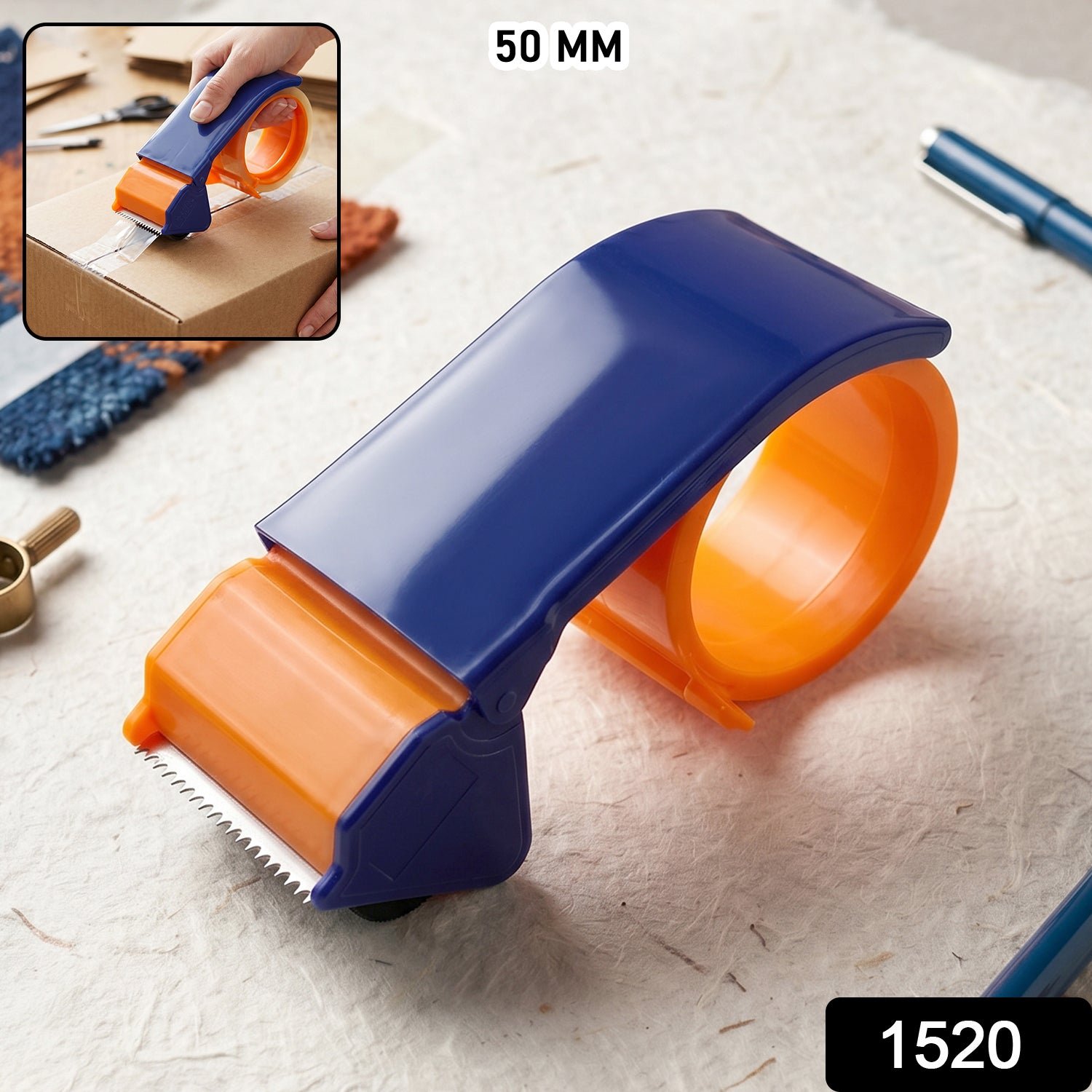 Heavy Duty 50MM Tape Cutter – Sharp Blade for Efficient Packing - Image 2