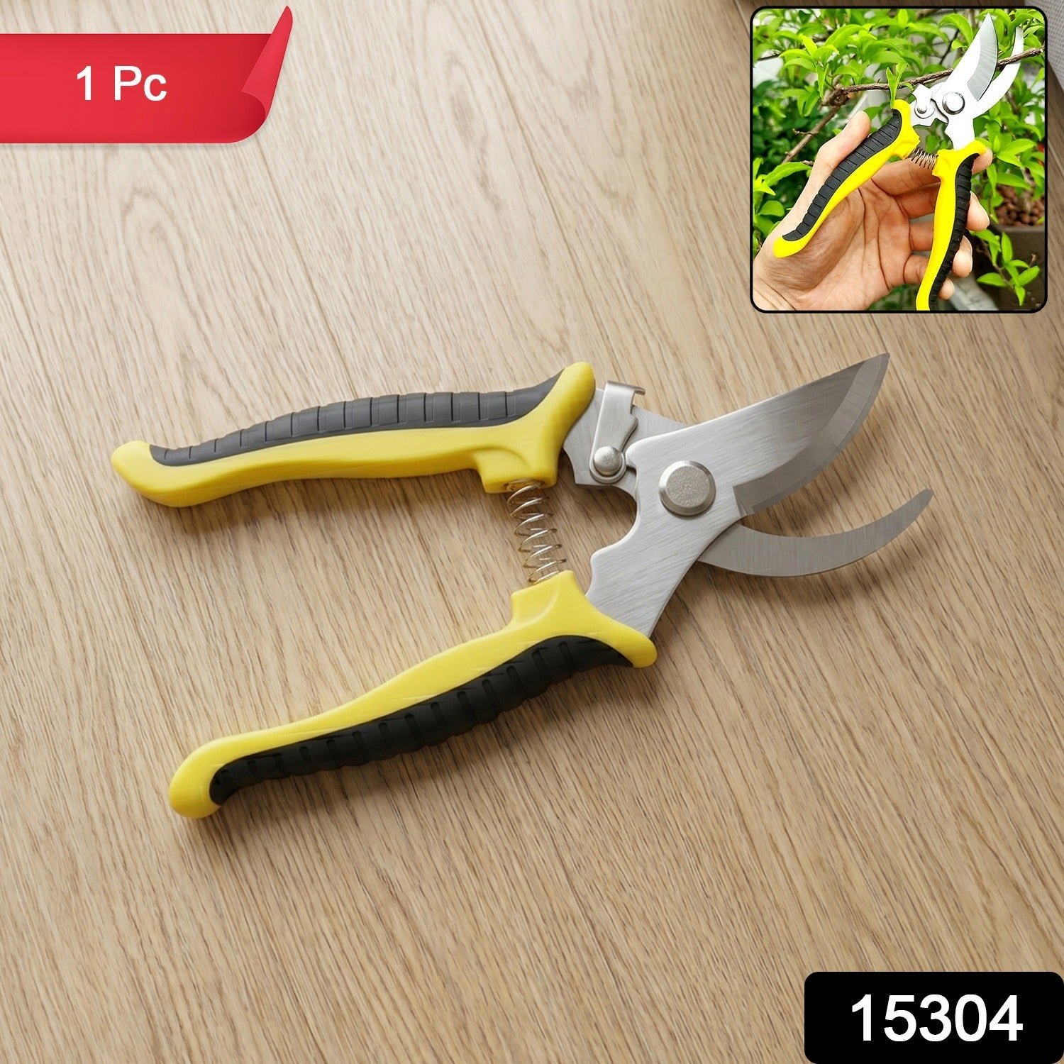 Heavy Duty Garden Pruning Shears – Sharp Stainless Steel Blades for Precise Cutting - Image 2