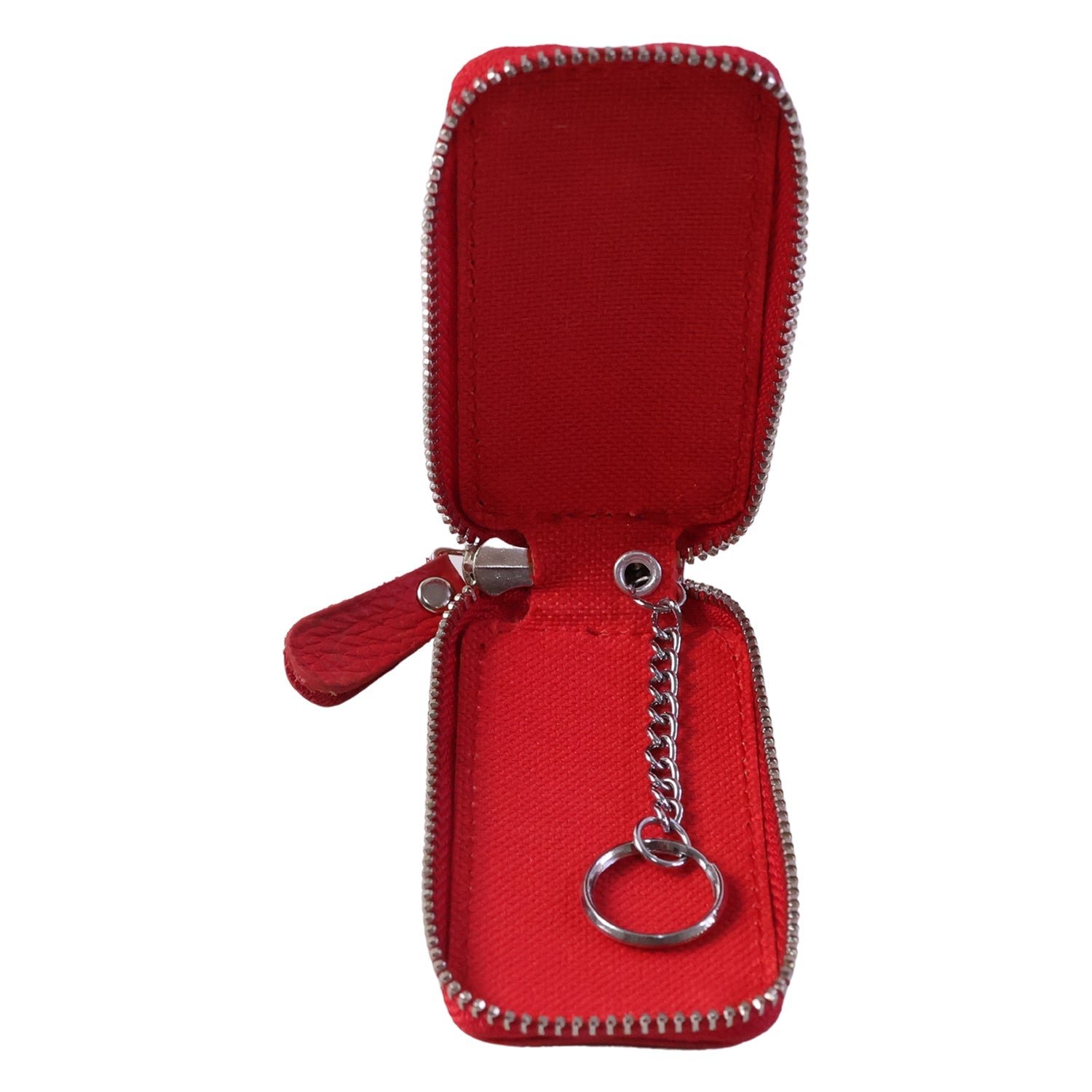 Leather Car Key Case – Smart Key Holder with Snap Hook - Image 5