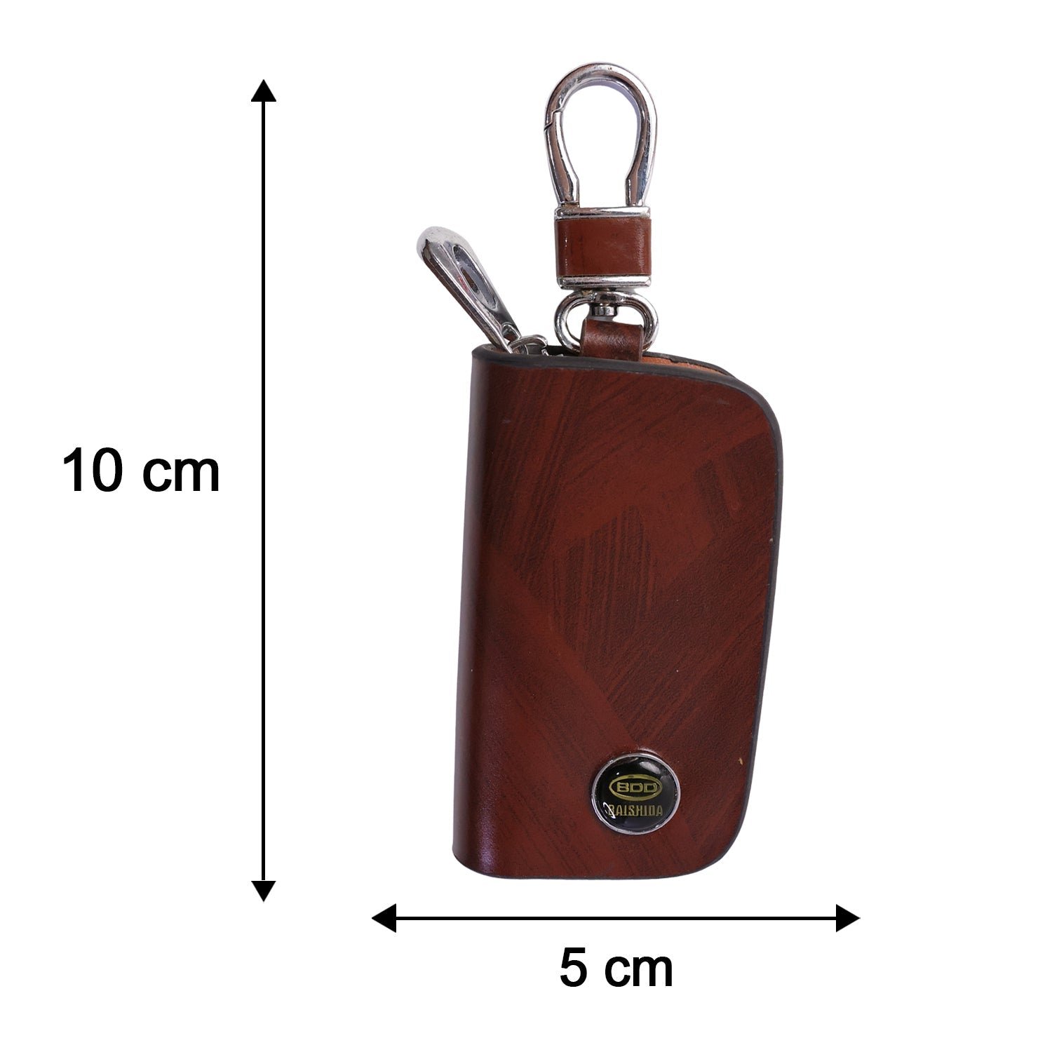 Leather Car Key Case – Compact & Stylish with Secure Closure - Image 6