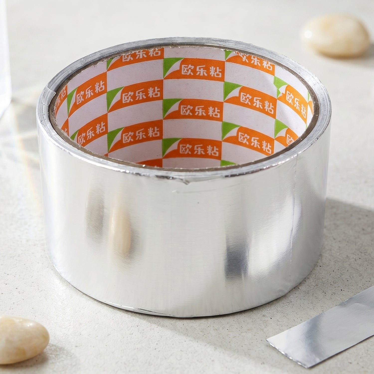Heat-Resistant Aluminium Foil Tape – Waterproof Pipe Sealant for HVAC - Image 4