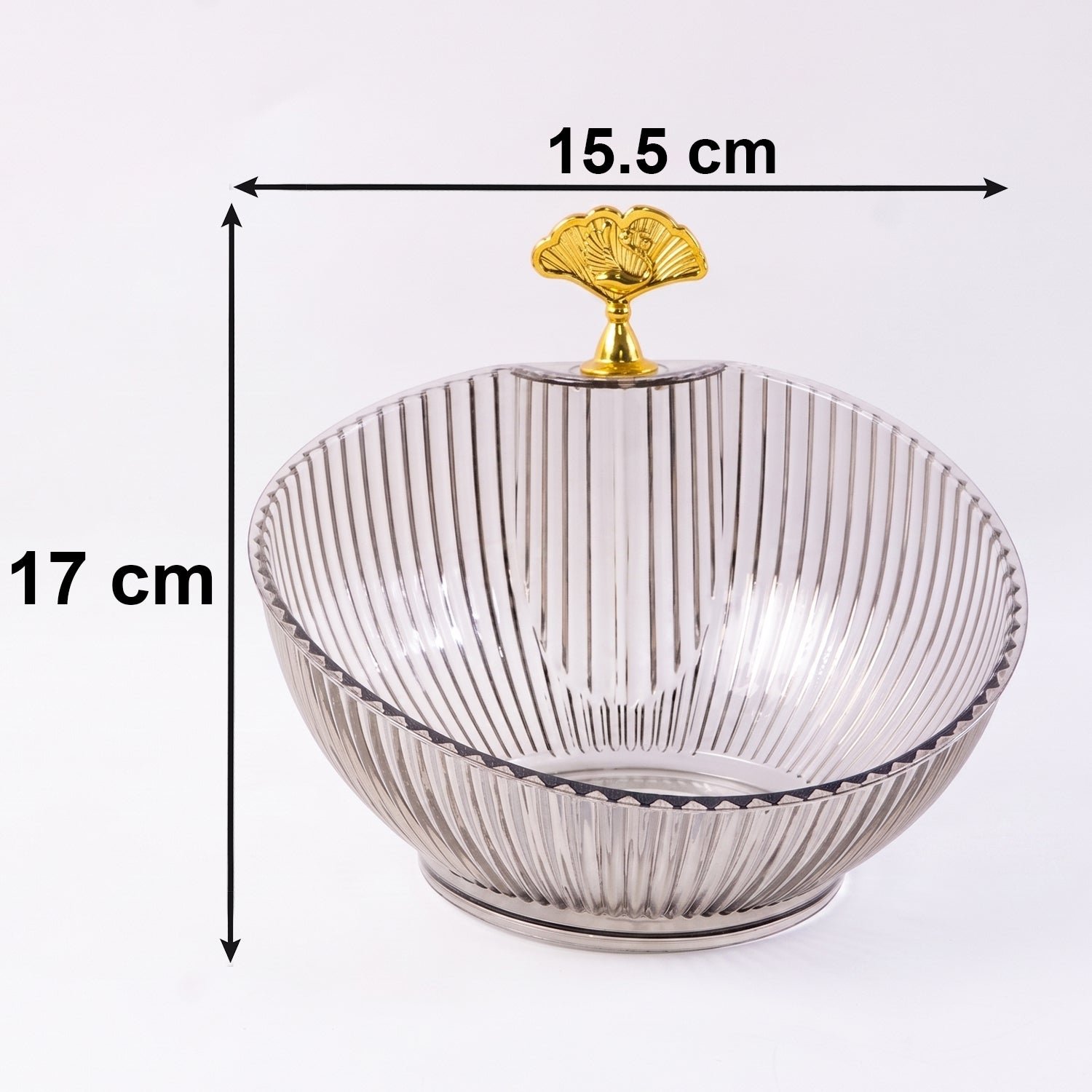 Decorative Plastic Fruit Bowl – Elegant Gold Accent for Dining - Image 6